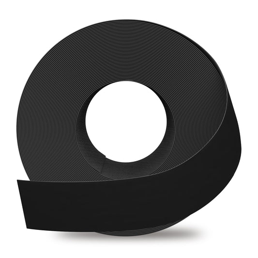 GSCIT Club Black Edge Banding, 1 1/2 Inch x 100ft Melamine With Hot Melt Adhesive Preglued Cabinet Flexible Black Veneer Edging