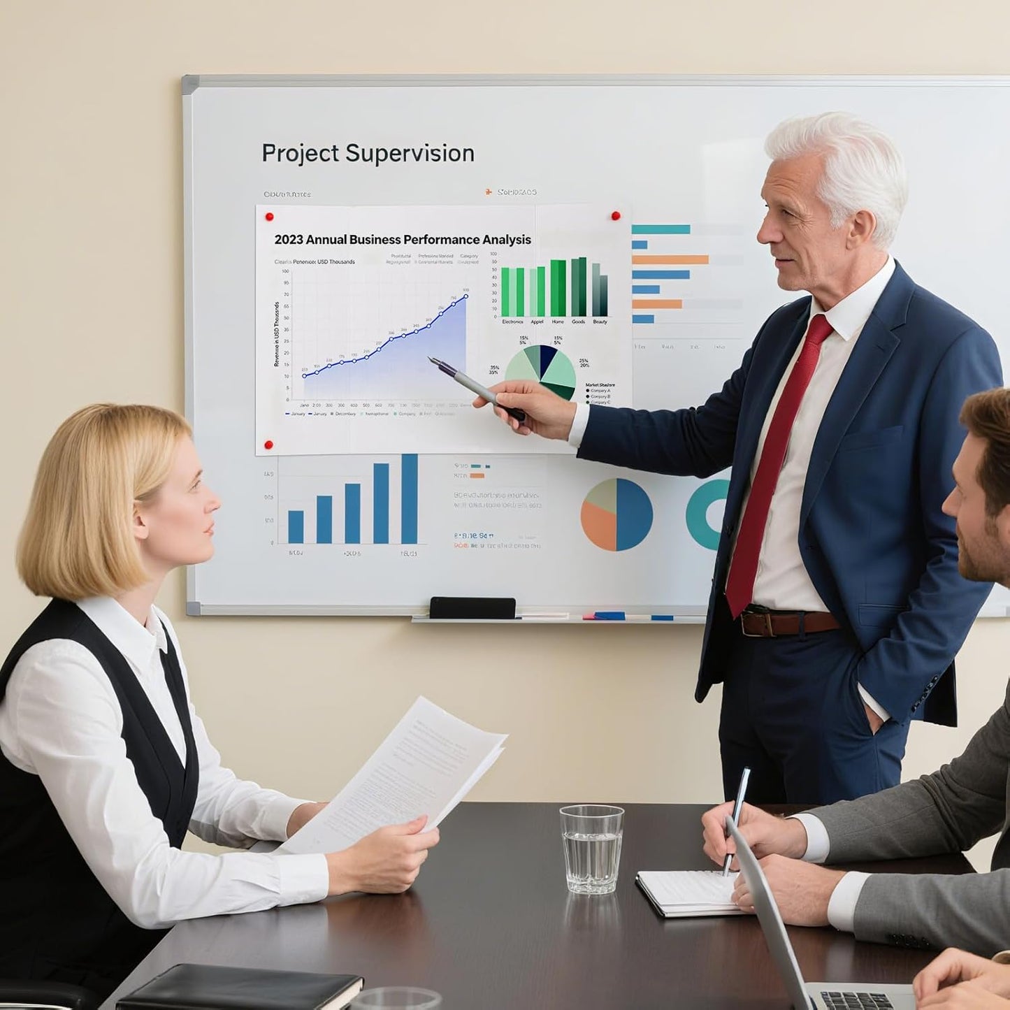 CRUGLA Trifold Poster Board – 5 Pack, 21 x 14 White Corrugated Presentation Display Boards for Science Fairs, School Projects, Exhibitions, and Office Presentations