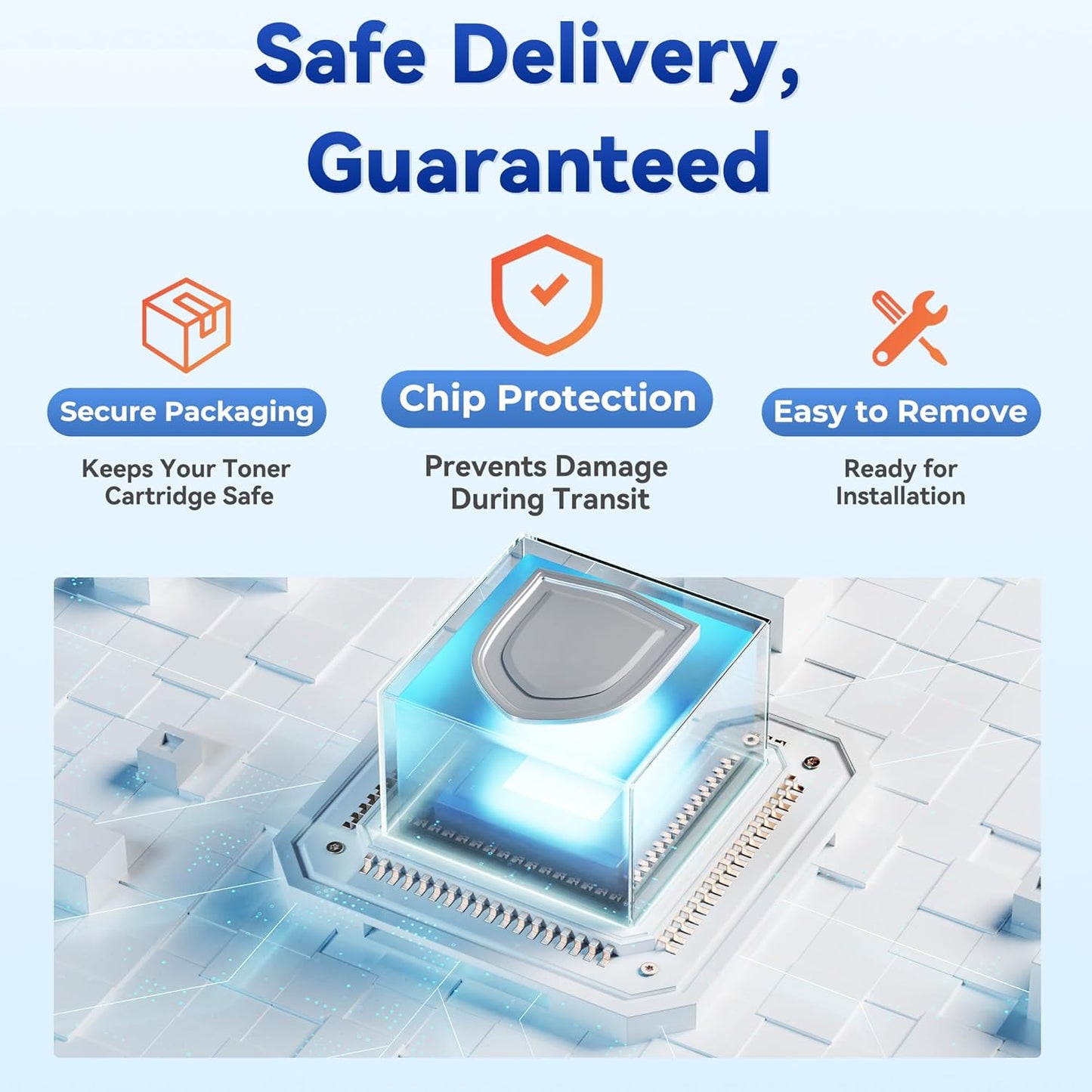 206A Toner Cartridge 4Pack Compatible with HP 206A 206X Toner Set for HP Color Laserjet Pro M255dw M255nw MFP M283fdw M283cdw M282nw M283fdn Ink（Black/Cyan/Yellow/Magenta