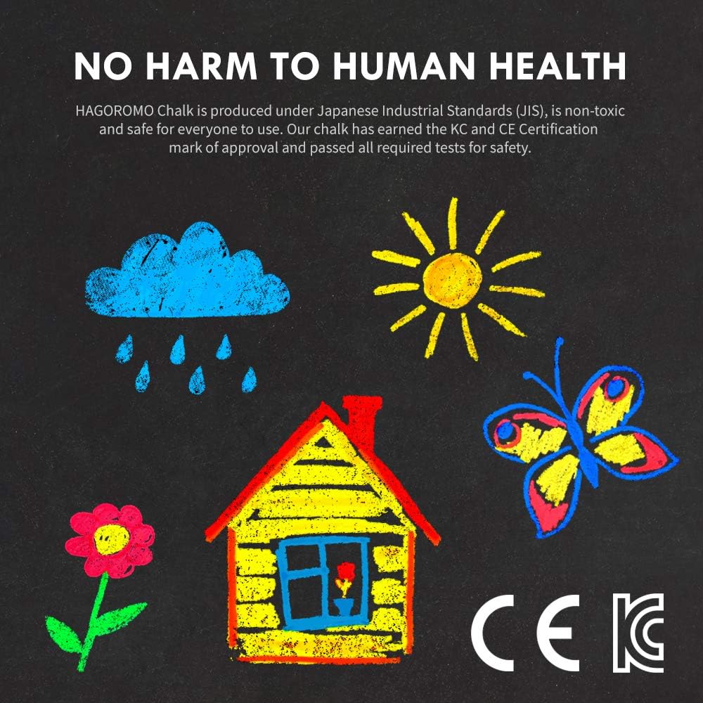 Hagoromo Fulltouch Color Chalk 1 Box [72 Pcs/Scarlet]