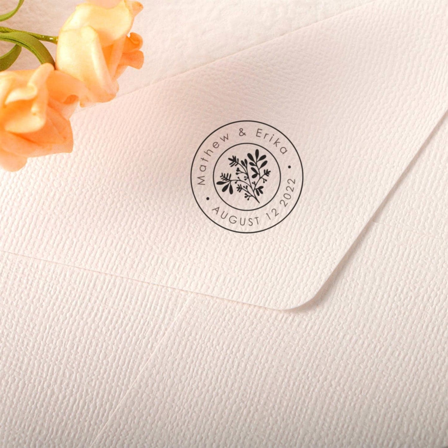 Custom Logo Text Stamp - Personalized Stamp Clearly Impressions on Various Surfaces Custom Stamp for Business Logo Branding or Crafting Needs