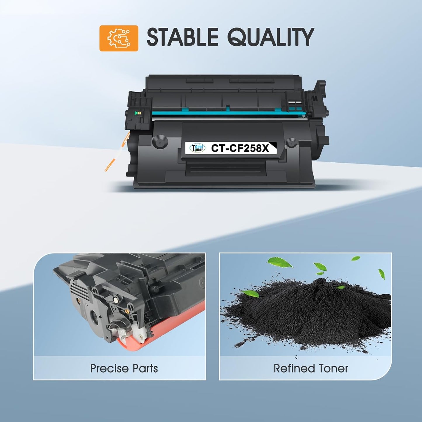 58X 58A CF258X Toner Cartridge Black Compatible Replacement for HP 58X CF258X 58A CF258A Toner Cartridge for HP Laserjet Pro M404n M404dn MFP M428fdw M428fdn M428dw Printer Ink High Yield 4 Pack