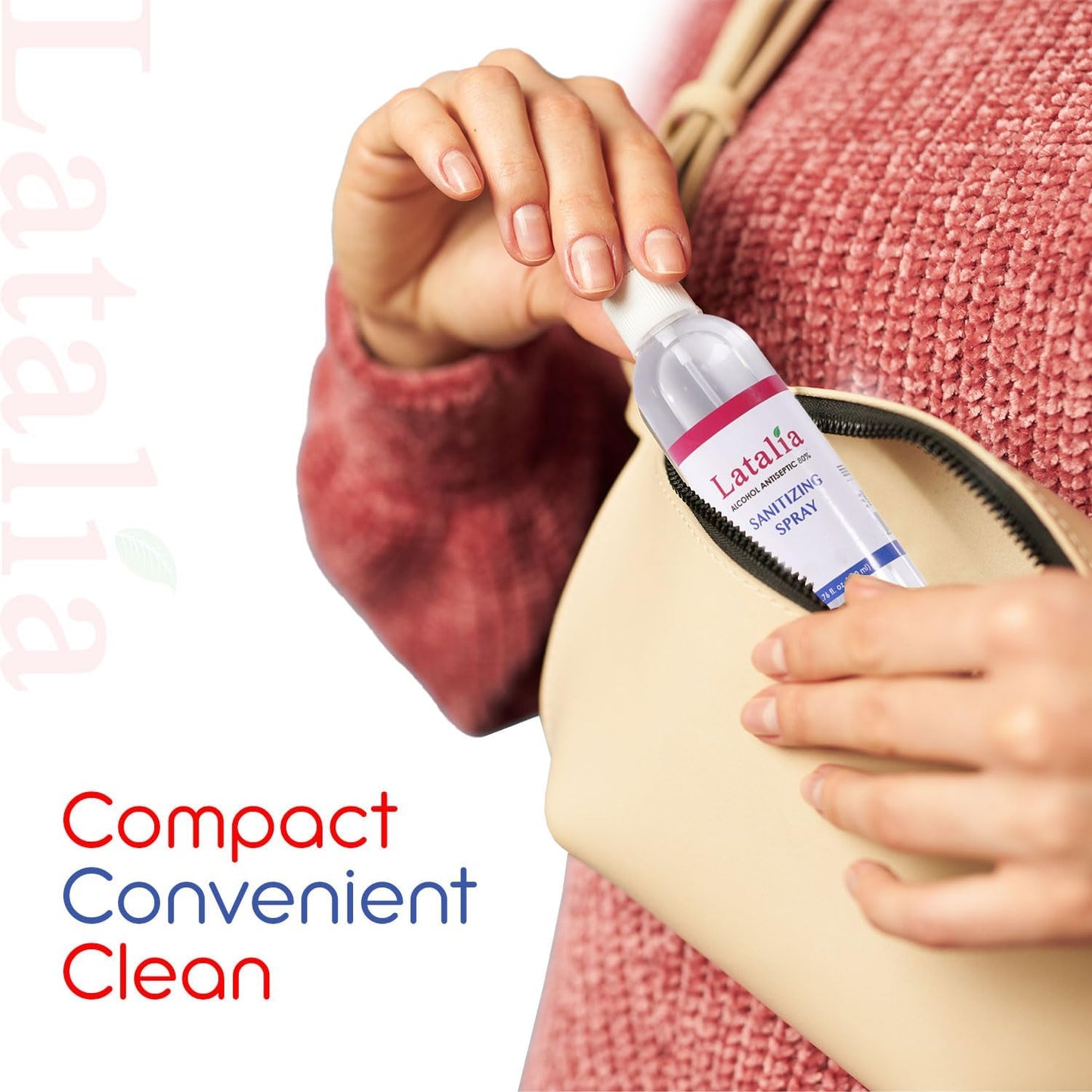 Hand Sanitizer Spray - Pack of 6 Unscented Spray Hand Sanitizer for Hands (6.67 Fl oz)