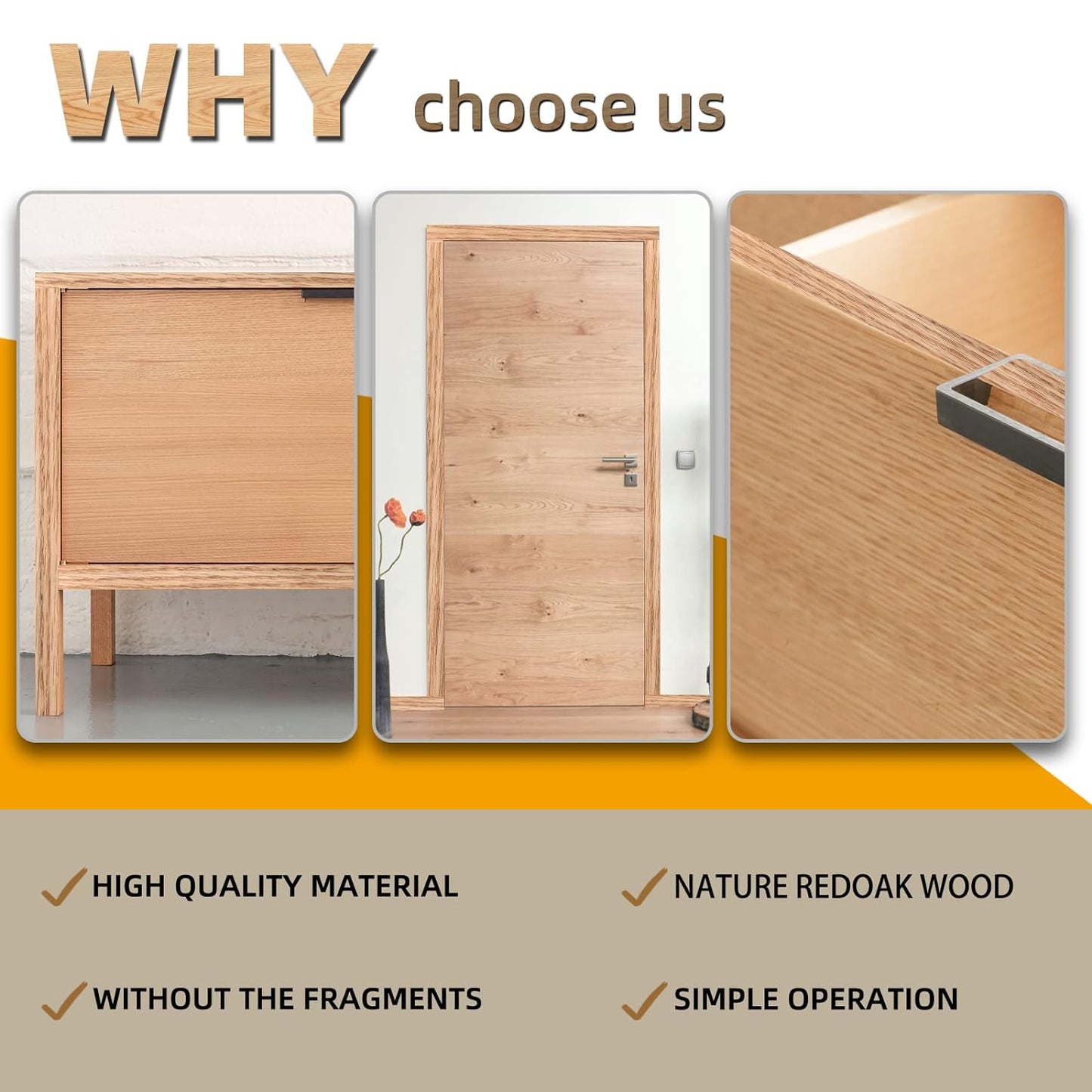 GSCIT Club Red Oak Edge Banding, 1 1/2 inch x 10ft roll of Veneer Edge Banding Pre-glued Flexible, Wood Tape Banding for Cabinet Repair Furniture