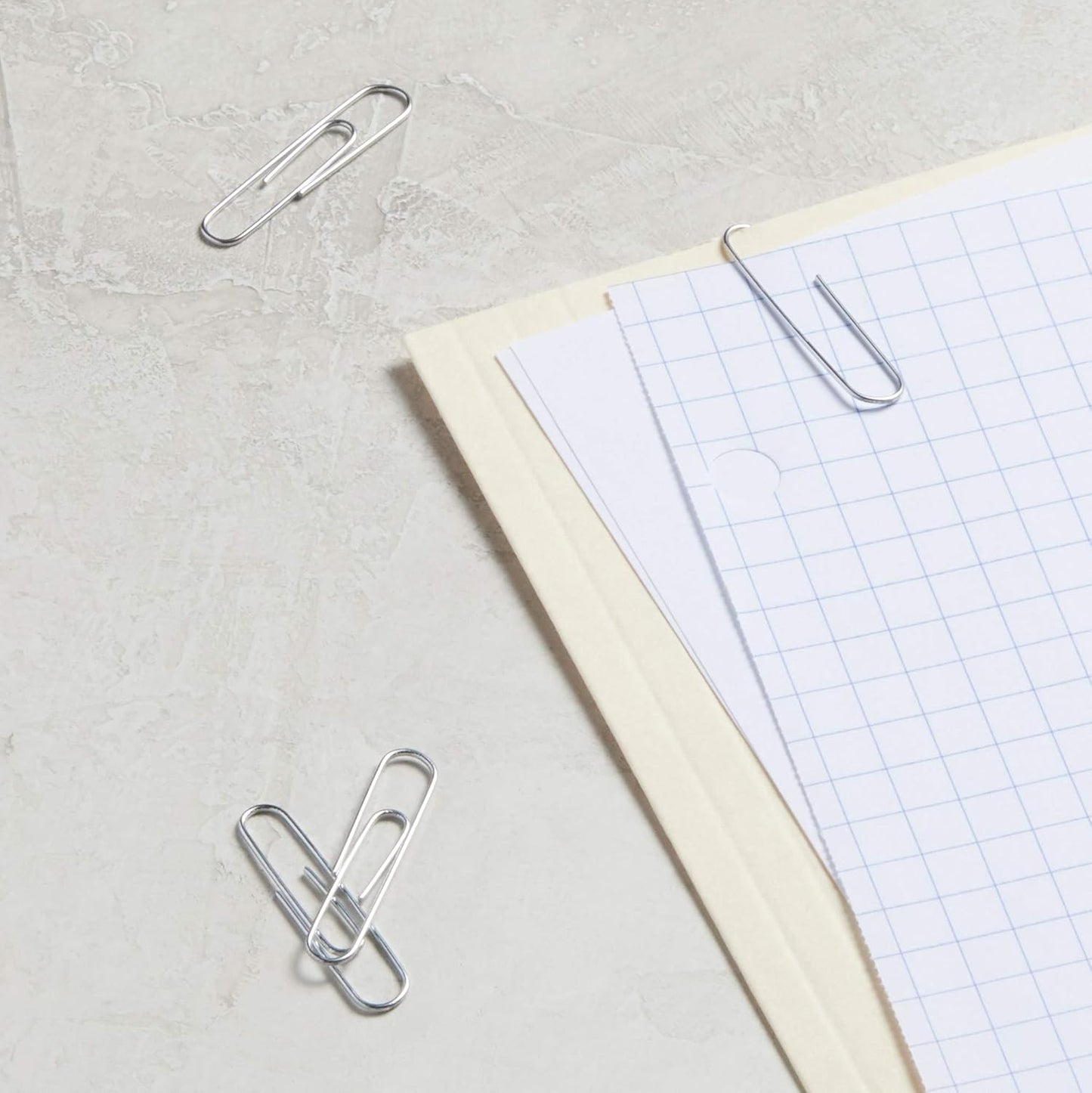 Amazon Basics No. 1 Paper Clips, Smooth, 1000 Count (10 Pack of 100), Silver