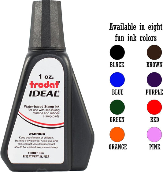 1oz Ink Refill for Sniggle Sloth Self-Inking Stamps - Red