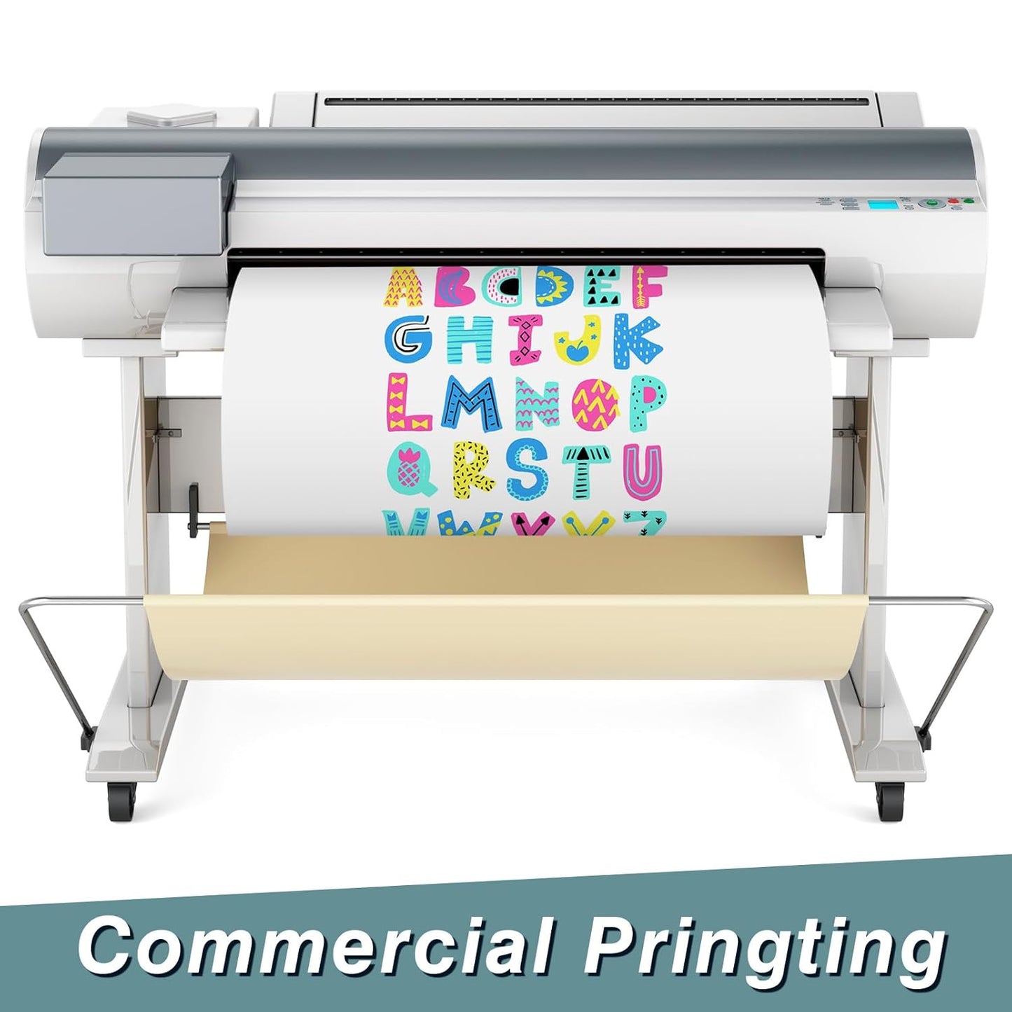 Amylove Blank White Surface Magnet Sheets 16 Inch x 5 Feet, 40 Mil Magnetic Roll Printable Flexible Vinyl Blank Magnetic Sign Sheet Safe for Vehicles DIY Craft Project