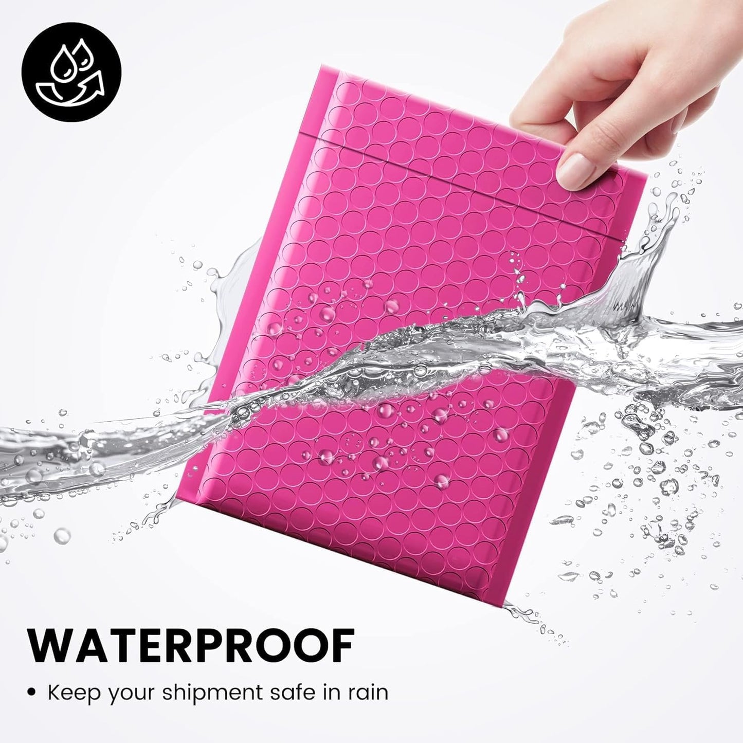 Fuxury Bubble Mailers 6x10" Pink Padded Envelopes 9600Pack Strong Adhesion Thick Padded Mailers for Small Business Mailing Small Items,Jewelry,Makeup