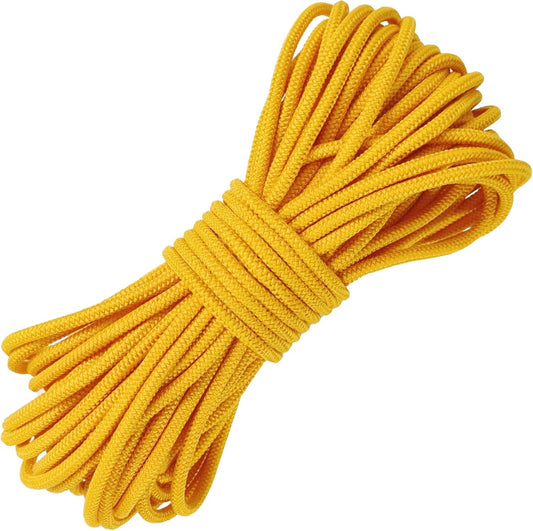 3mm Gold Elastic Cord 45ft - 1/8 inch Strong No-Slip Bungee String for Crafts, DIY Projects, Kayak Tie Downs, Camping Gear, Sports Gear, DIY Crafts, Hair Bands, Sewing & Shoe Laces