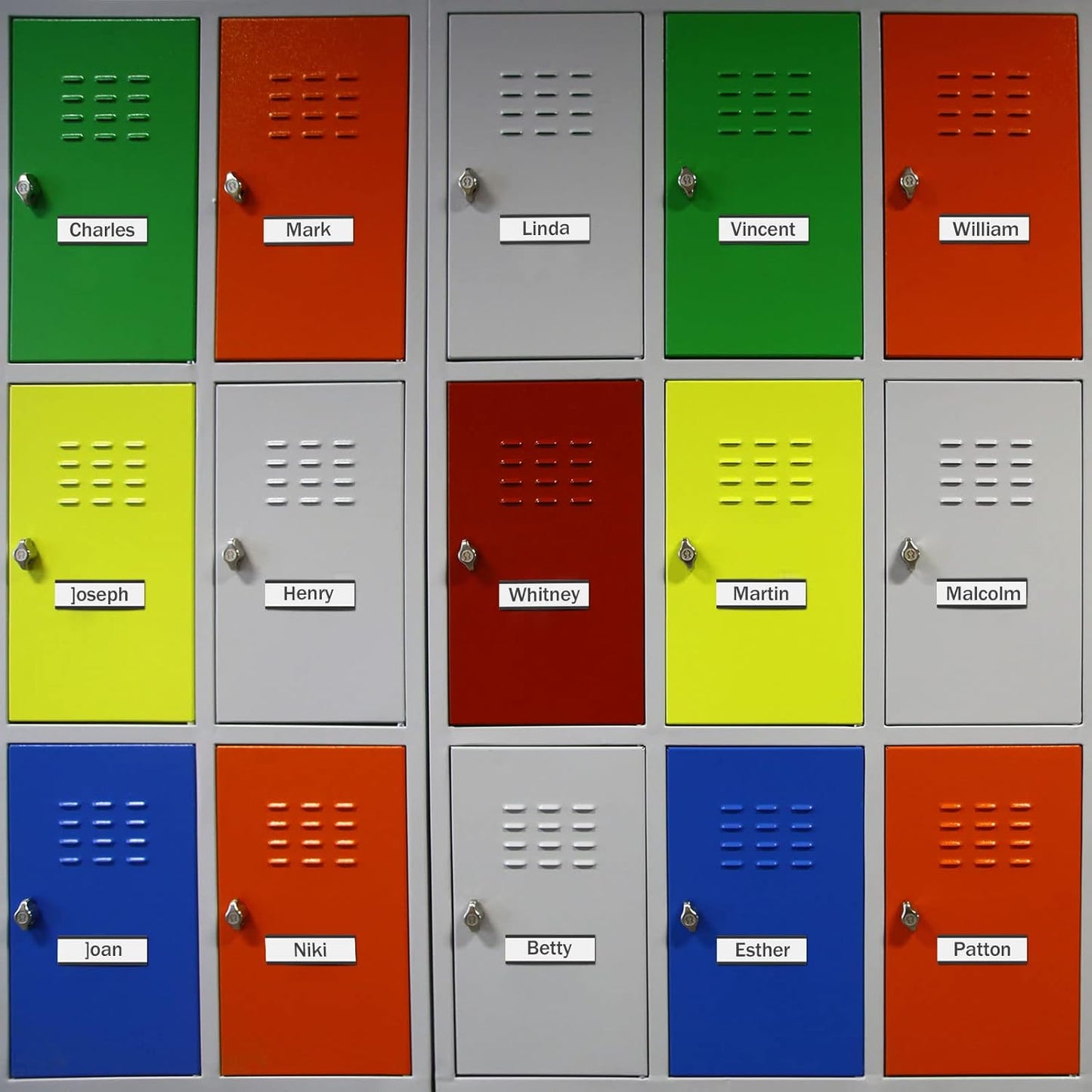 300 Pieces Magnetic Label Holders Channel Labels Racks Magnetic Card Holders with Protective Films and Replacement Strips for Metal Shelf, Filing Cabinet, Mailbox, Whiteboard (1 x 2 Inch)