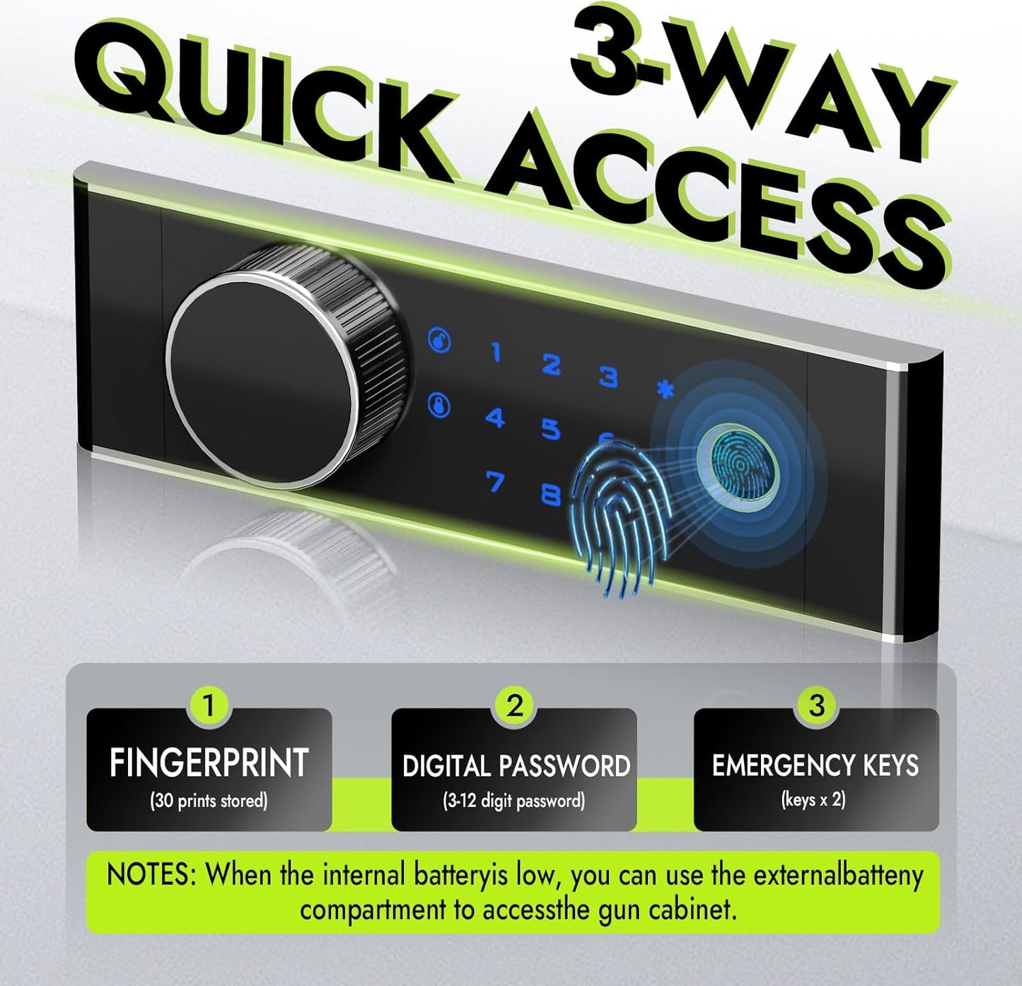 Extra Large Heavy Duty Double Door Home Safe Fireproof and Waterproof Bag Security Safe with Removable Shelves Digital Safes with Hidden Lock Box for Money Files Medicines (7.0 Cub Double Door)