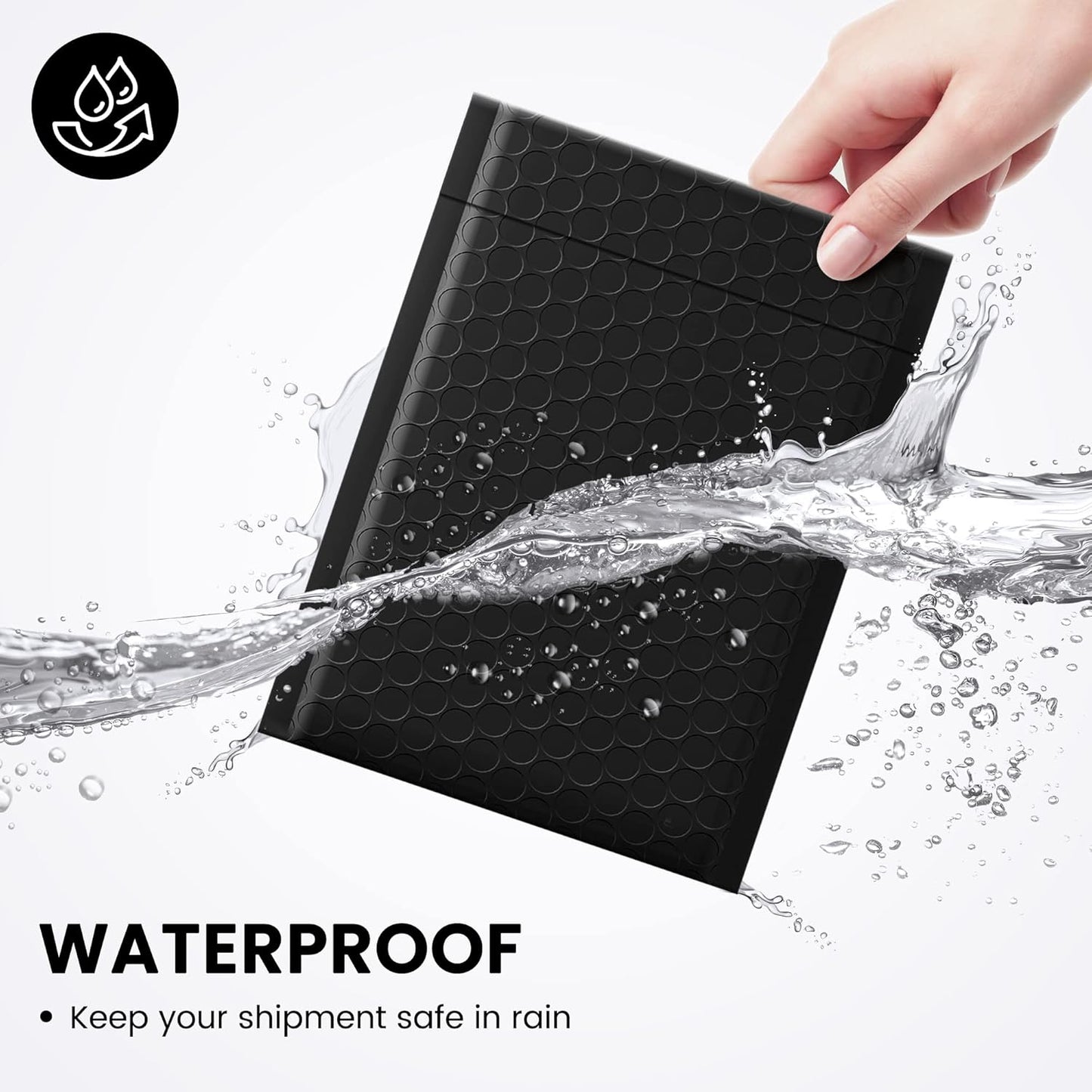 Fuxury Bubble Mailers 6x10“ 600 Pack Black Padded Envelopes Usable Size 6x9" Thick Mailing Envelopes Bubble Padded, Shipping Bags for Mailing,Packaging, Small Business, Boutique, Bulk #0