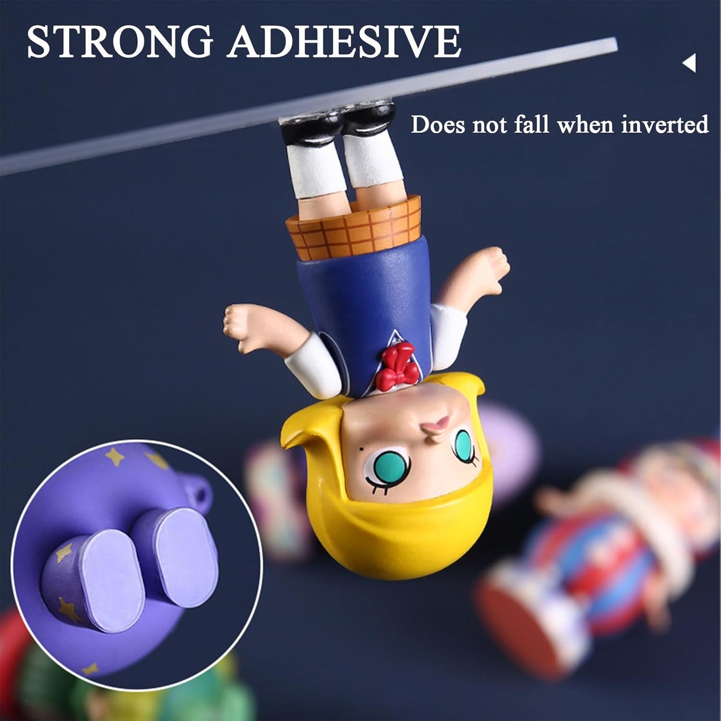 Adhesive Stick dots Two-Sided Sided Mounting Putty Stick Tack for Wall Hanging Crafts Balloons Festival Party Decorations,Clean Removable(0.31"*0.51"-600)