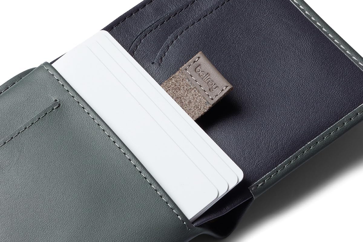 Bellroy Note Wallet (Slim Leather Bifold Design, RFID Blocking, Holds 4-11 Cards, Coin Pouch, Flat Note Section)
