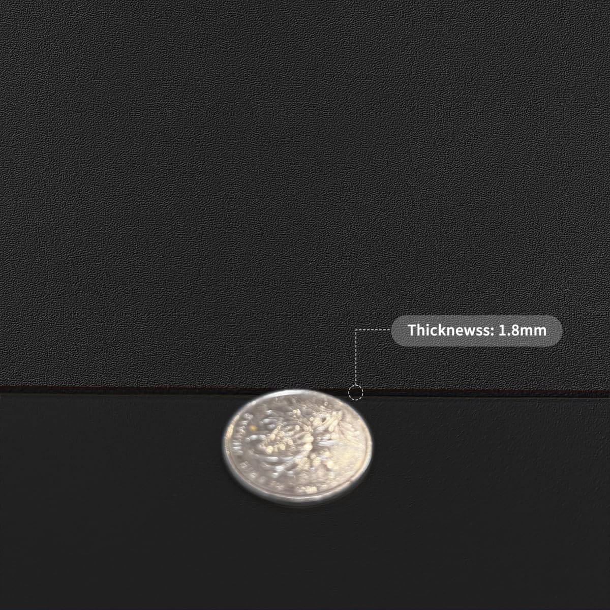 Dining Table Pad - 34x72 Inch Waterproof Easy to Clean Can Conceal Flaws Protector The Table Top from Scratches Used for Dining (Black+Black 34x72)