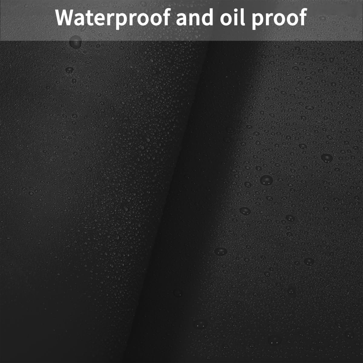 Desk Top Cover - 38x84 Inch Waterproof Easy to Clean Can Conceal Flaws Protector The Table Top from Scratches Used for Dining (Black+Black 38x84)