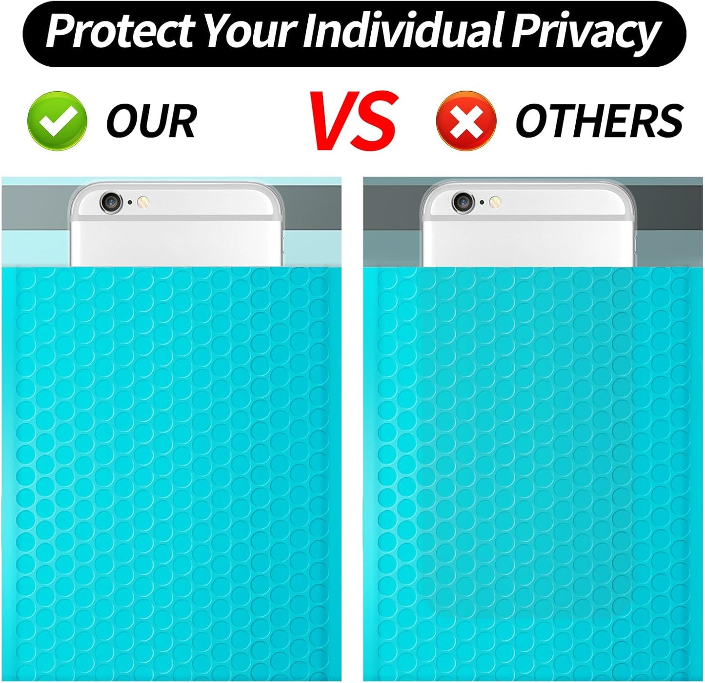 Bubble Mailers 8.5x11inch 40Pack Teal Bubble Mailers Self-Seal Padded Mailing Envelopes Bubble Opaque Padded Mailer for Small Businesses to Package and Mail Jewelry Cosmetics#2