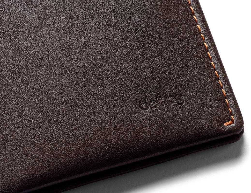 Bellroy Note Wallet (Slim Leather Bifold Design, RFID Blocking, Holds 4-11 Cards, Coin Pouch, Flat Note Section)