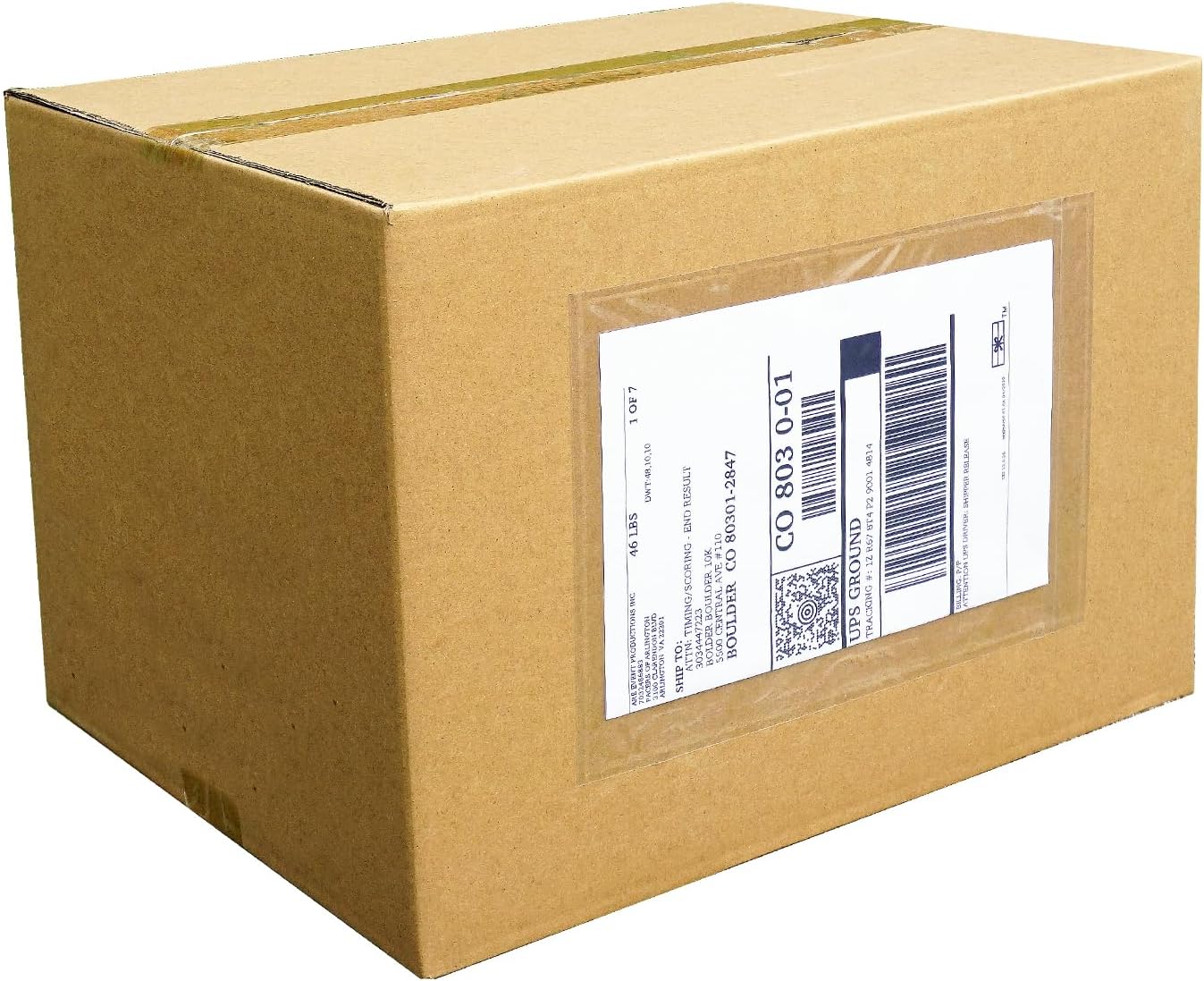 BEUYI 2.5 Mil Premium 7"x10" Clear Adhesive Shipping Label Pouches, Packing List Envelopes, Sturdy Plastic Shipping Documents Sleeves/Protector (100 Pack)