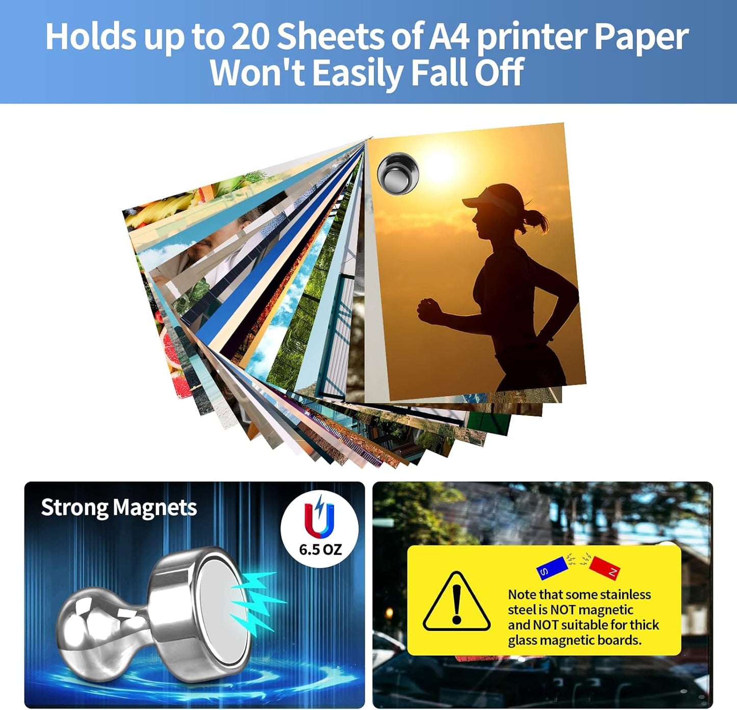 12Pack Fridge Magnets for Whiteboard Strong Refrigerator Magnets for Adult Small Push Pin Magnets for White Board Refrigerator Map Classroom Office Teacher Silver