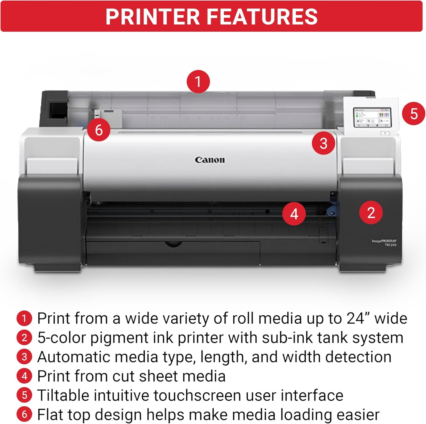 Canon imagePROGRAF TM-240 24" Large Format Printer