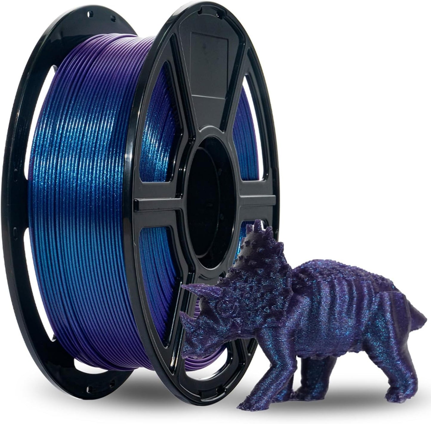 FLASHFORGE Chameleon Rapid PLA Filament 1.75mm Nebula Purple, PLA Color Shift High Flow Speedy 3D Printer Filament, Max 500mm/s Fast Printing, Display Shimmering Effects from Various Angles and Light