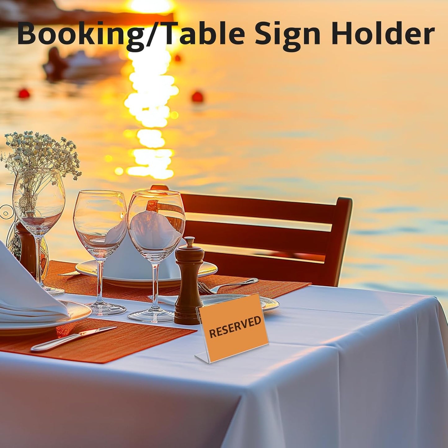 30 PCS Small Acrylic Sign Holder 3.5" x 2", Mini Acrylic Food Sign Labels for Party Buffet, Retail Price Display Holder, Clear Plastic Table Counter Top Stand for Place Cards, Name Card, Wedding Signs