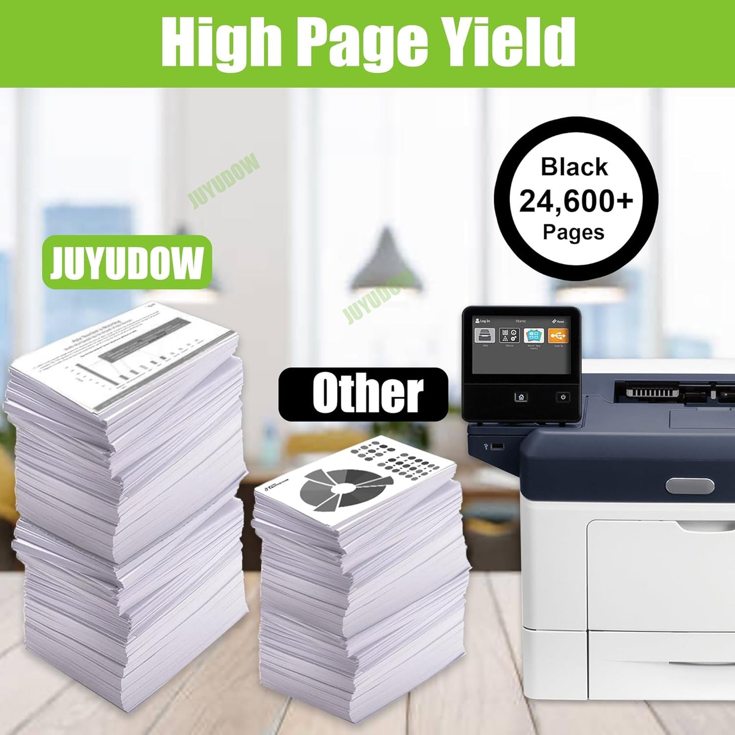 B400 Toner Versalink B400/B405 Toner B400/B405 Toner Cartridge Compatible for Xerox Part#: 106R03584 (24,600 Pages) Replacement for Versalink B405 B405DN B400 B400N B400DN(1 Pack)