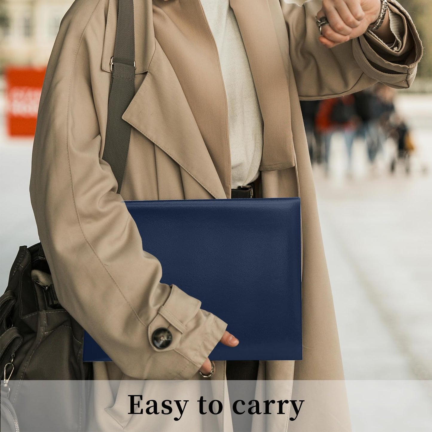 Certificate Holders 8.5"x11" Graduation Diploma Cover Document Leather Folders,Navy Blue-100 Pack