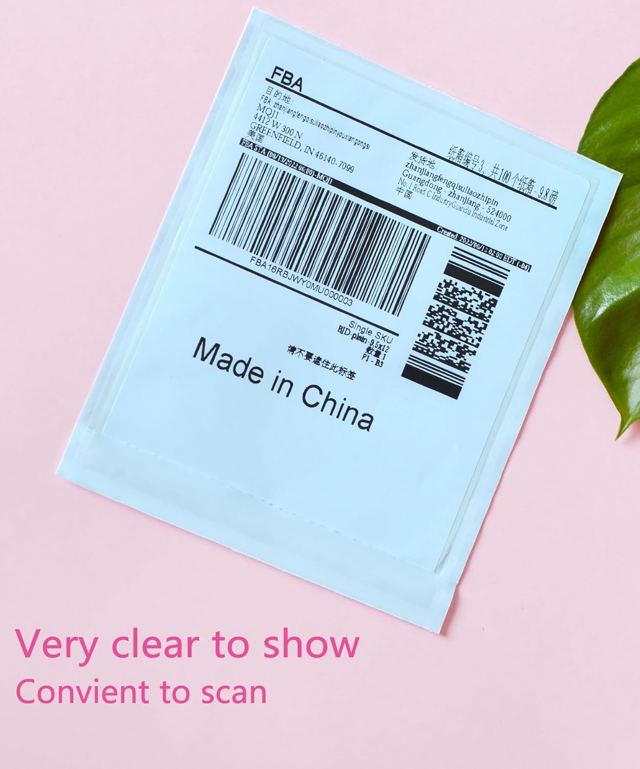 1000 PCS 4.5"x 5.5" Clear Self-Adhesive Packing List Envelopes - Shipping/Mailing Pouch Enclosed Bags for Packing Slips Invoice Label