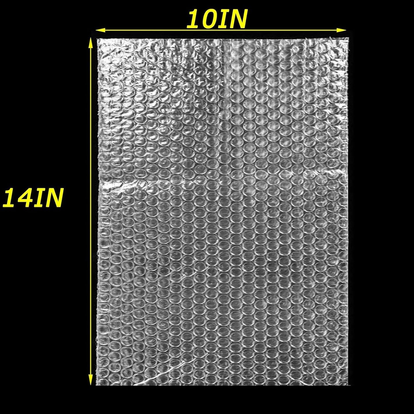 50Pcs Clear Bubble Out Bags, 10”x14” Bubble Pouches Bags for Shipping, Double Wall Bubble Cushioning Wrap Bags for Moving Packaging Storage Fragile China Dishes Electronic Item-Large Bubble Pouches