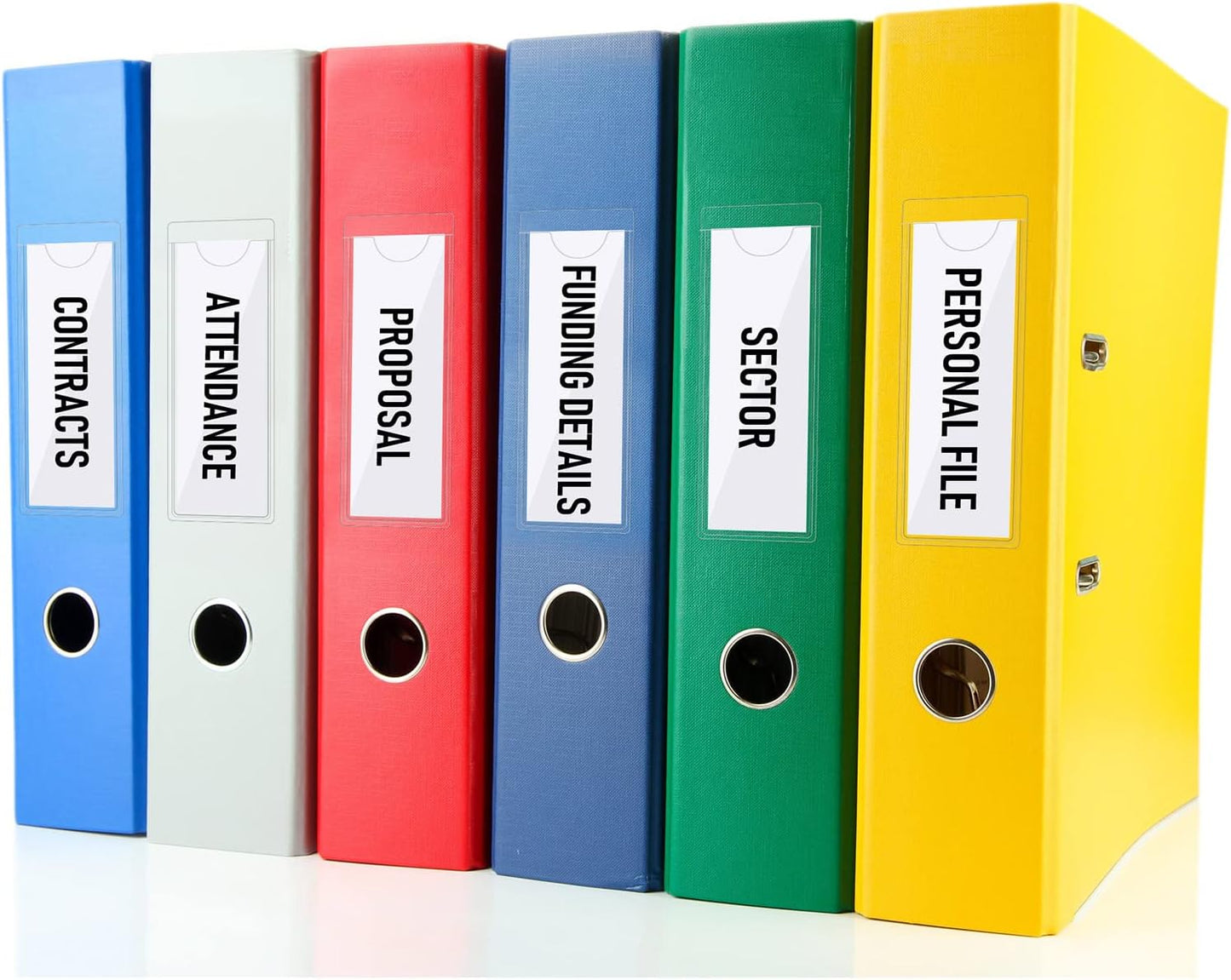 Chinco 30 Pack Self-Adhesive Index Card Pockets with Top Open for Loading - Ideal Index Card Holder for Organizing and Protecting - Crystal Clear Plastic (1.2 x 3.35 Inches)