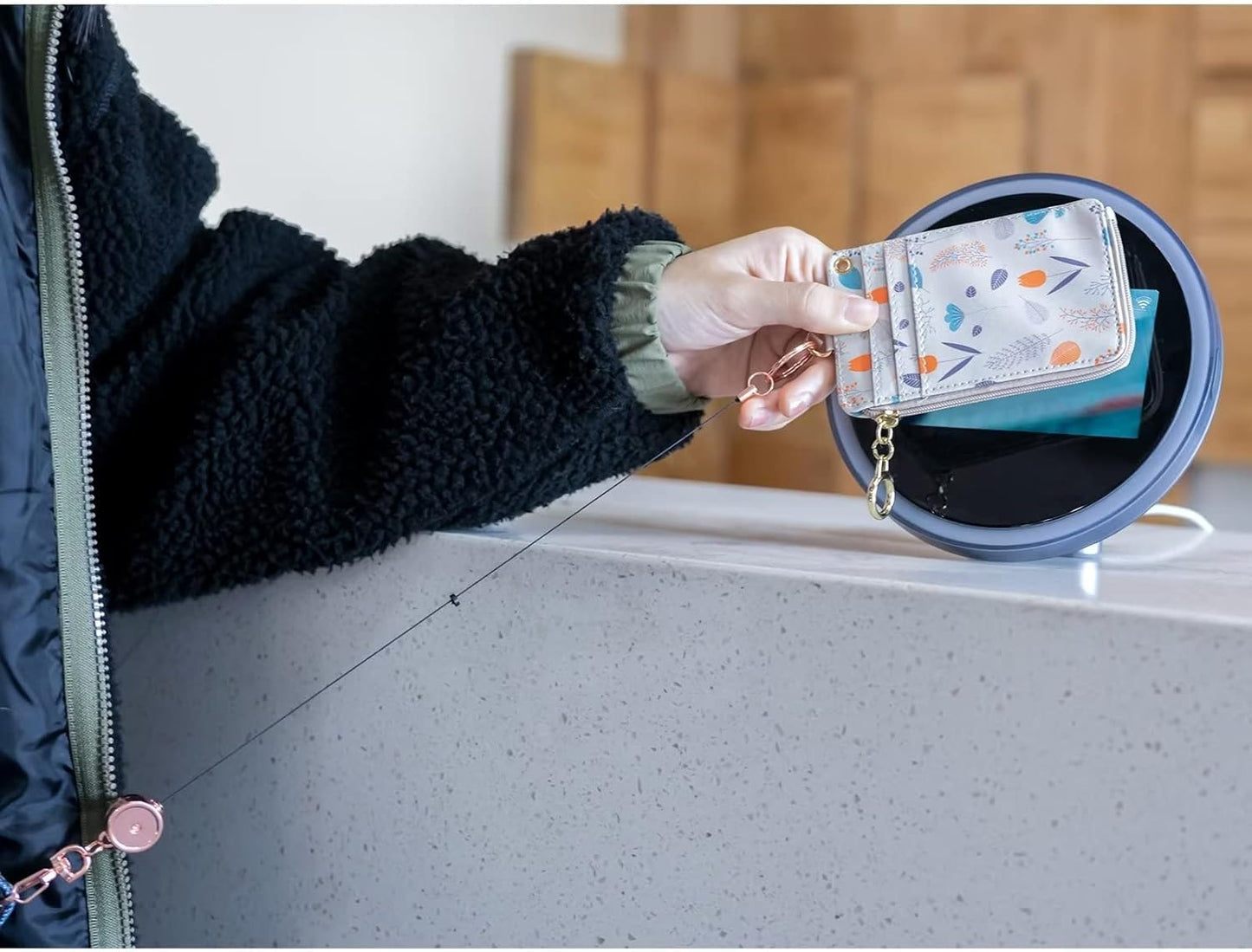 bolimoss 3 Pack Silver Badge Reel Retractable Metal ID Badge Holder with Belt Clip Key Ring for Name Card Keychain for Nurse,Volunteer,Teacher,Student (Silver)