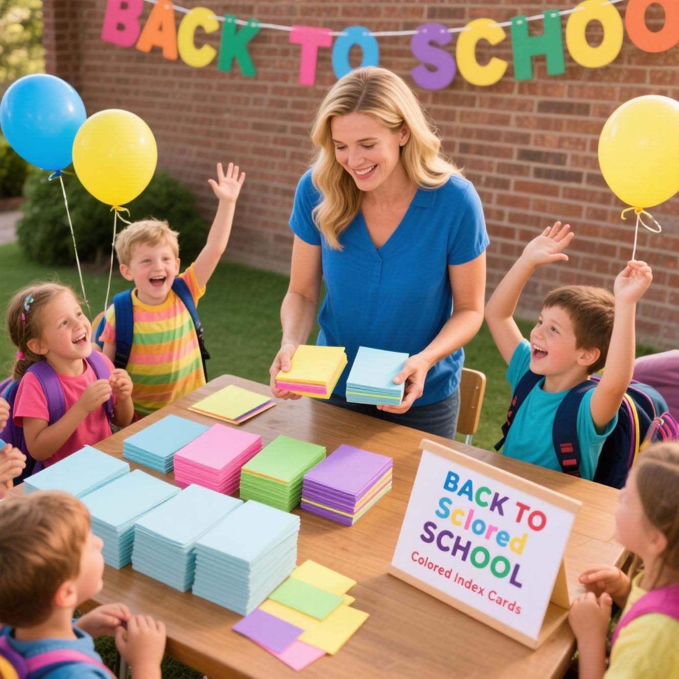 300PCS Colored Index Cards, 3x5 Inch Flash Cards Study Heavy Notecards for Studying School Office Learning Memo Scratch Pad, 8 Colors Notecards