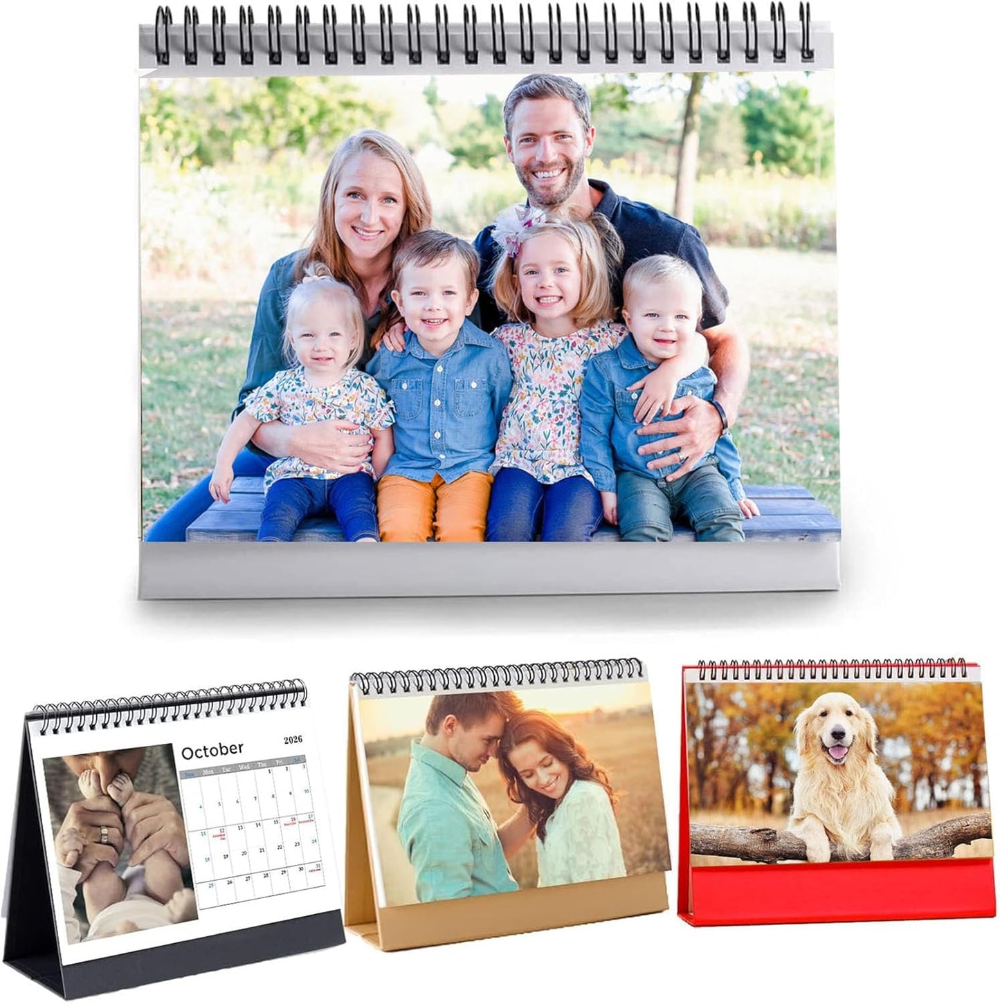 Custom Calendar 2026 for Home & Office - Print Your 13 Memories,Make Your Own Personalized Calendar Customized Christmas Gift &use your photo (Desk Calendar, 10 packs)