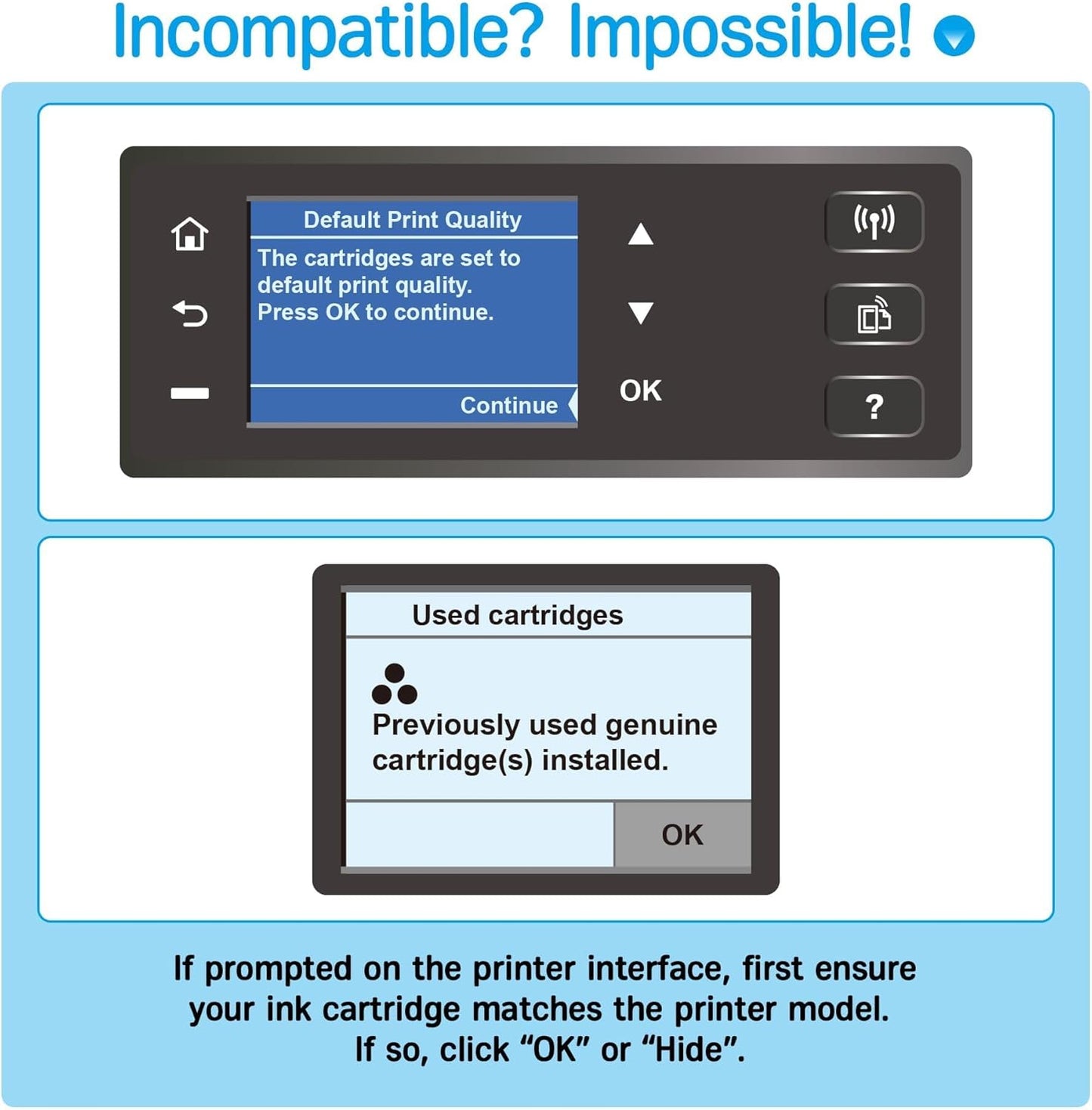 ejet 63XL Ink Cartridge Combo Pack Replacement for HP 63 Ink 63XL Ink Cartridges Black and Color for OfficeJet 3830 4650 5255 5258 4655 4652 3833 Envy 4520 4512 DeskJet 1112 3630 (1 Black,1 Tri-Color)