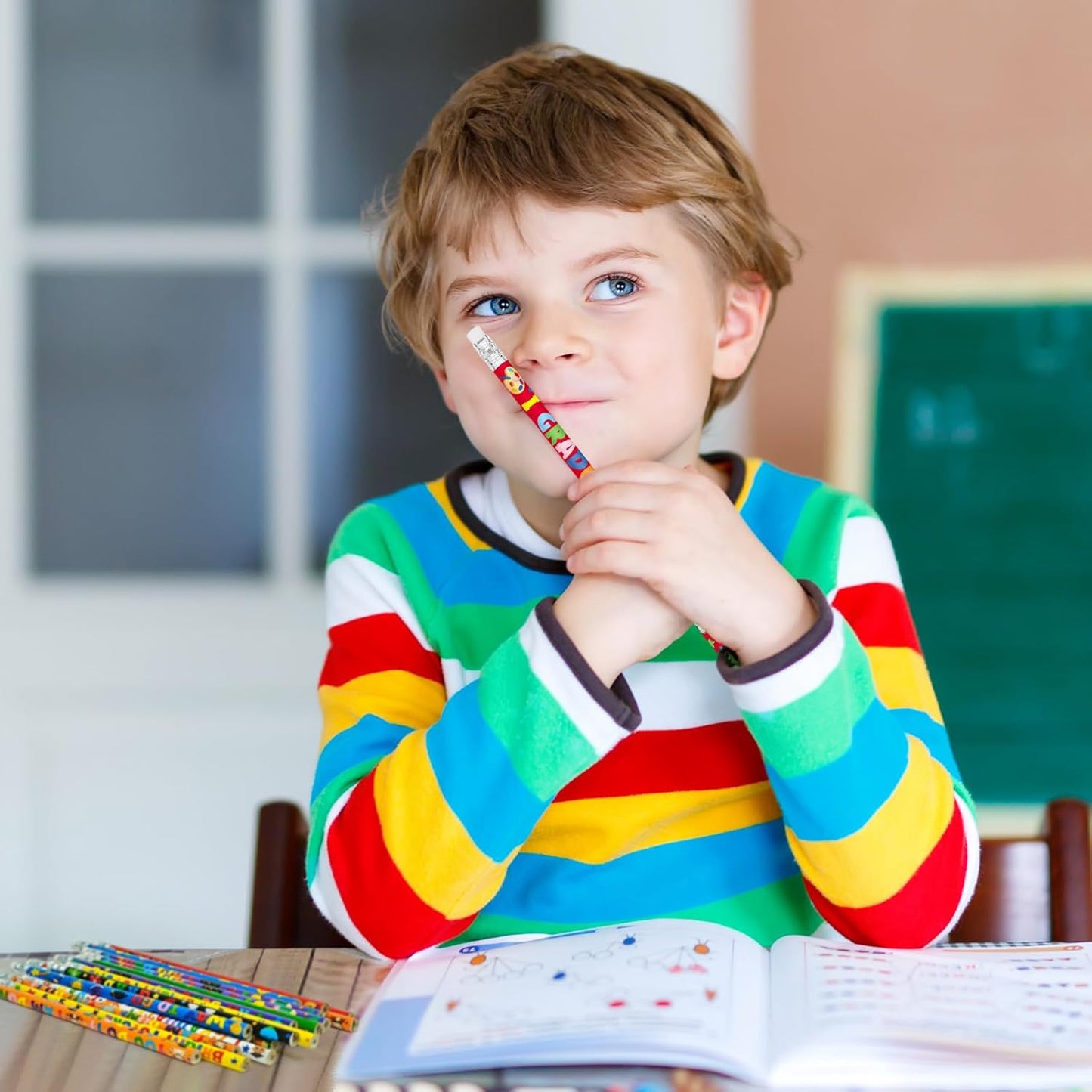 Cinrobiye 100 PCS End of the School Year Gifts for Students Graduation Pencils Pre K Preschool Kindergarten Wood Pencils Bulk Giveaways Prizes Gifts Supplies for Graduation Party