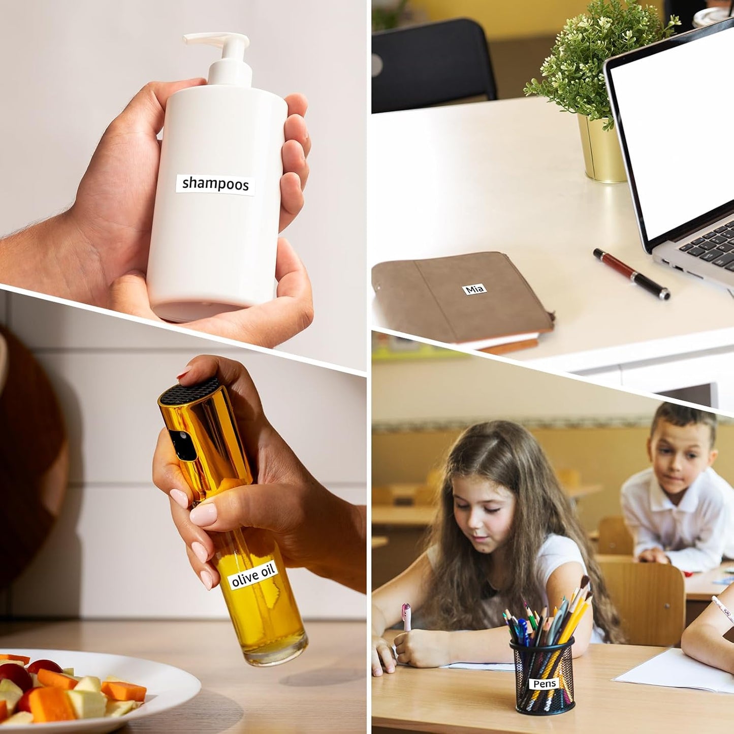 Compatible for Brother P-Touch M Tape M-K231 MK231 M231 MK-231 Black on White Label Tape 0.47" (12mm) x 26.2ft for PT-90 PT-M95 PT-70 PT-70BM PT-85 PT-80 PT-45 PT-65 Label Makers, 1 Pack