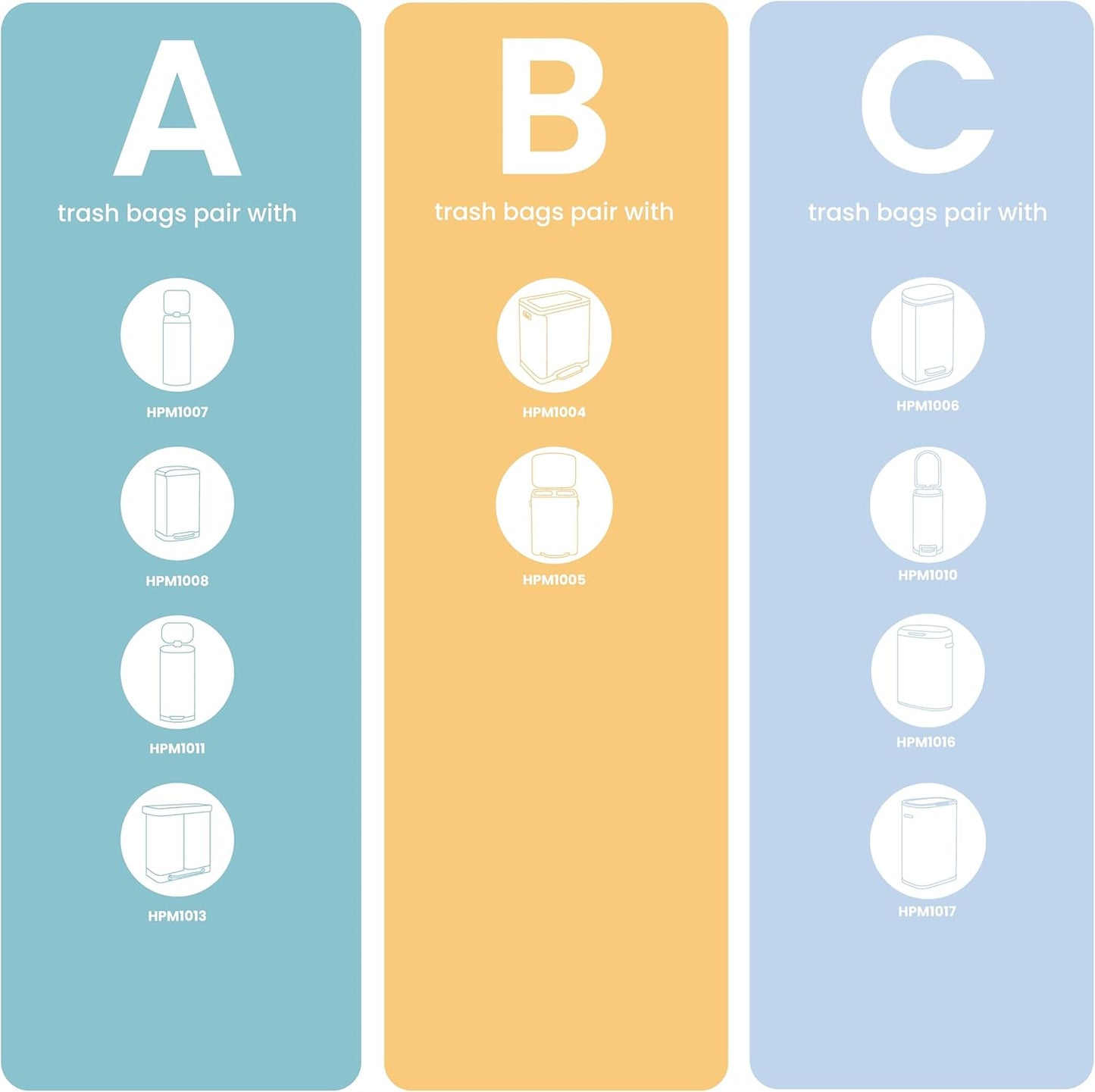 happimess HPM1005H Marco Rectangular 10.6-Gallon Double Bucket Trash Can with Soft-Close Lid, Tide Pool Blue, Fingerprint Resistant, Modern, Minimalistic for Home, Kitchen, Office, Bedroom, Bathroom