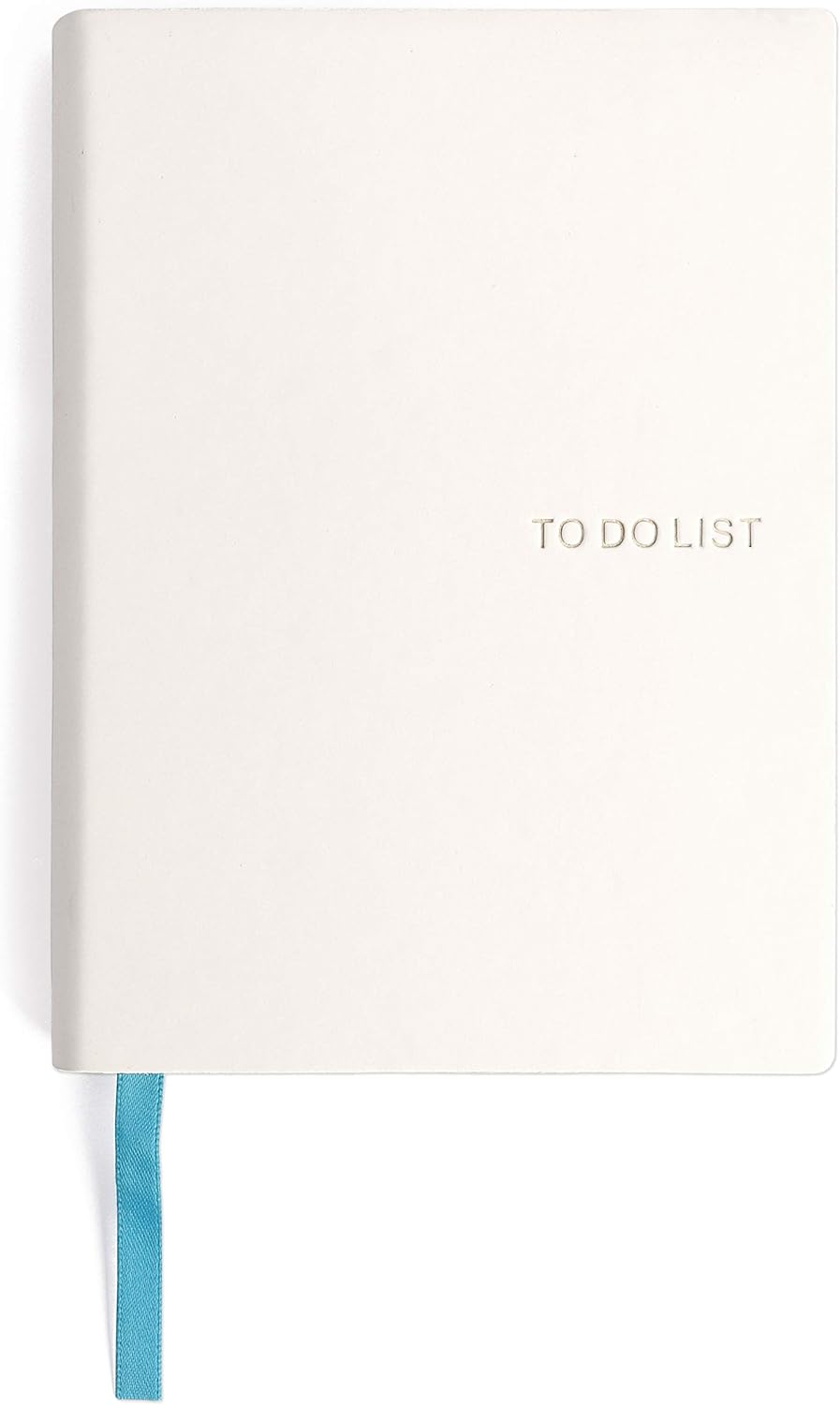 Daily to Do Checklist Notebook, Task Management, Organizer Planner, Hardcover, Ribbon Bookmark, 5.8 x 8.3”, A5 size, 110 Sheets (White)