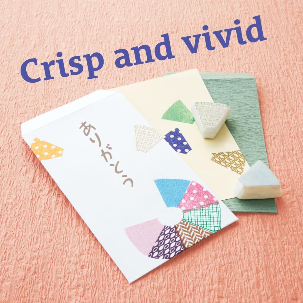 IROMOYO Stamp PAD, Traditional Japanese Ink Colour, Oil-Based Ink pad - Yellow