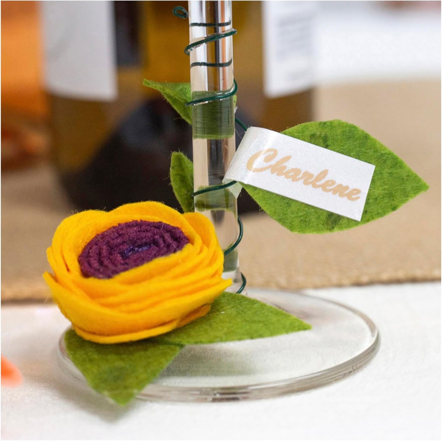 Brother P-touch TZe-PR234 Gold Print on Premium Glitter White Laminated Tape 12mm (0.47”) wide x 8m (26.2’) long, TZEPR234