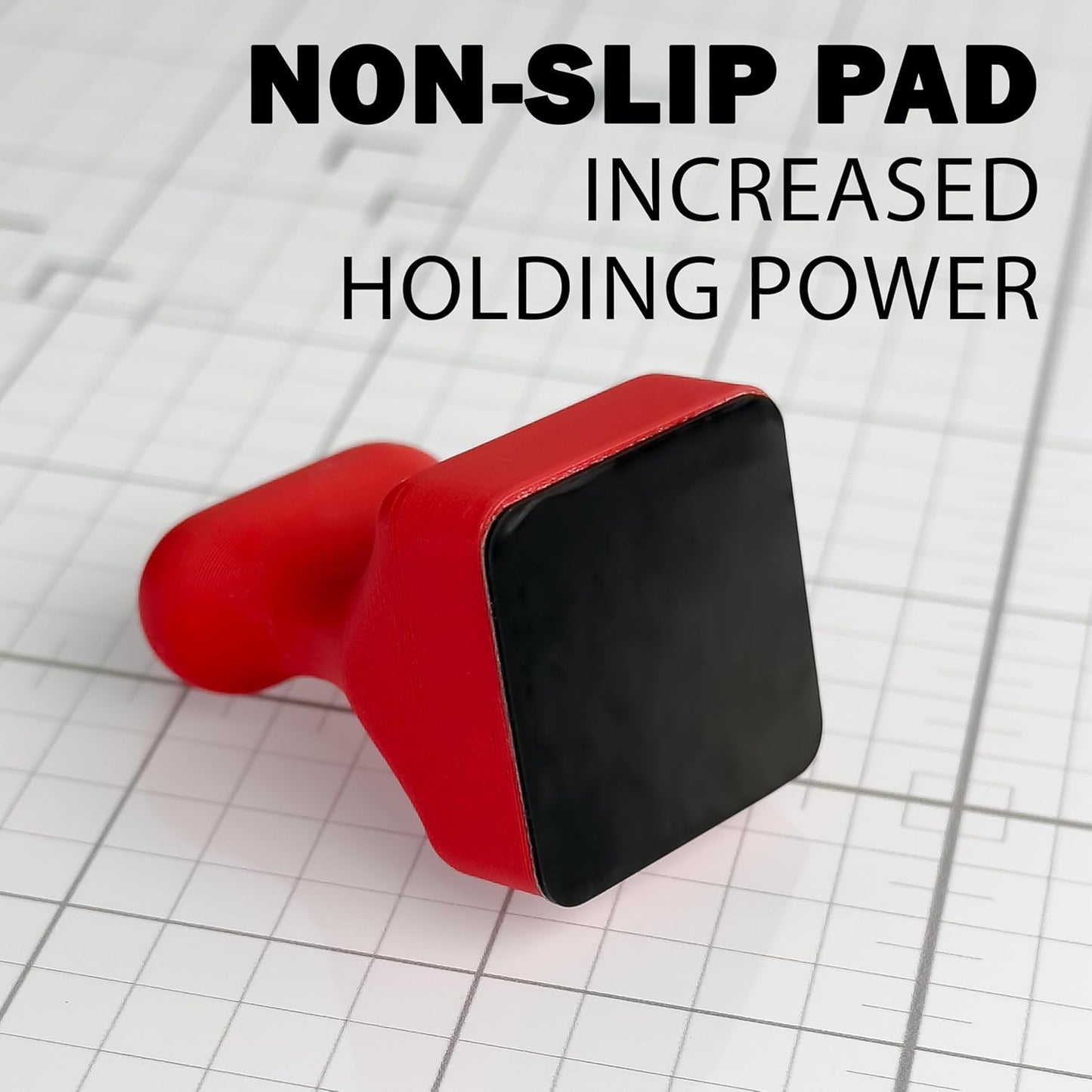 Glassboard Studio MiniPawn Magnet - Strong Neodymium Rare Earth Magnets for Fridge, Whiteboard, Locker & Magnetic Glassboards - Ideal for Crafting & Office Use - Strong Fridge Magnets (Cherry Red, 2)