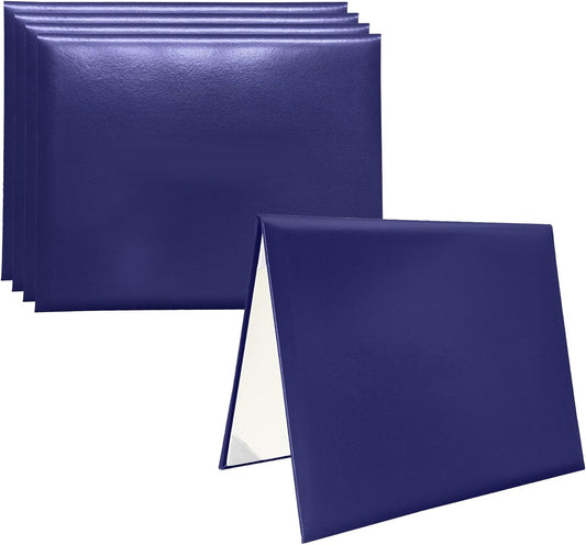 5 PCS Smooth Diploma Certificate Cover 8 1/2" x 11" Purple