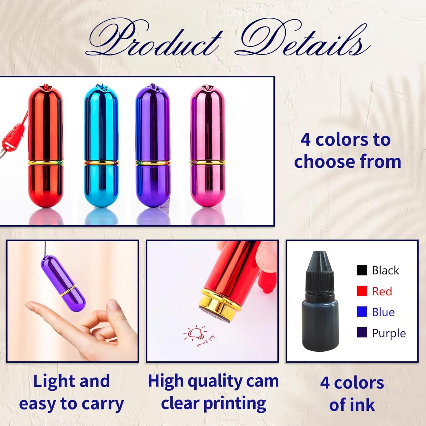 Custom Loyalty Card Stamp Personalized Self Inking Stamp for Business Stamp, Teacher Stamp, Reward Stamp, Self Inking Stamp, Small Round Rubber Stamp