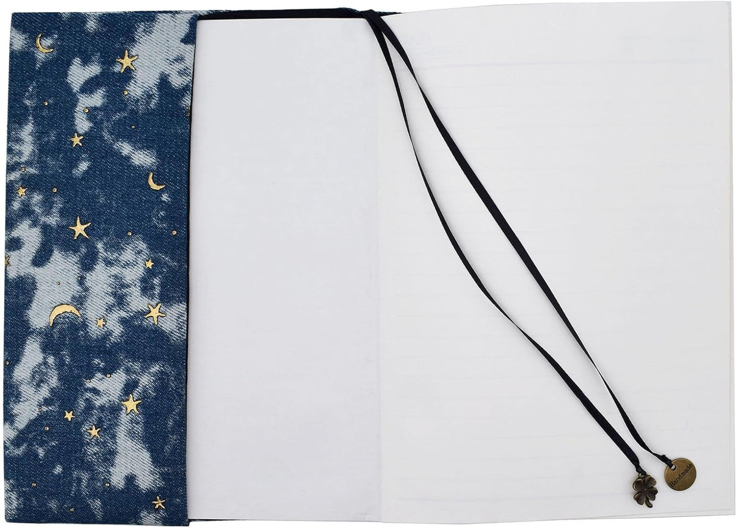 BLBMH Book Covers for Paperbacks Adjustable Fabric Book Sleeve Cover Protector Fit for 5.5x8.5 inch Hardcover Softcover Book Novels Notebook - Denim 8.5in