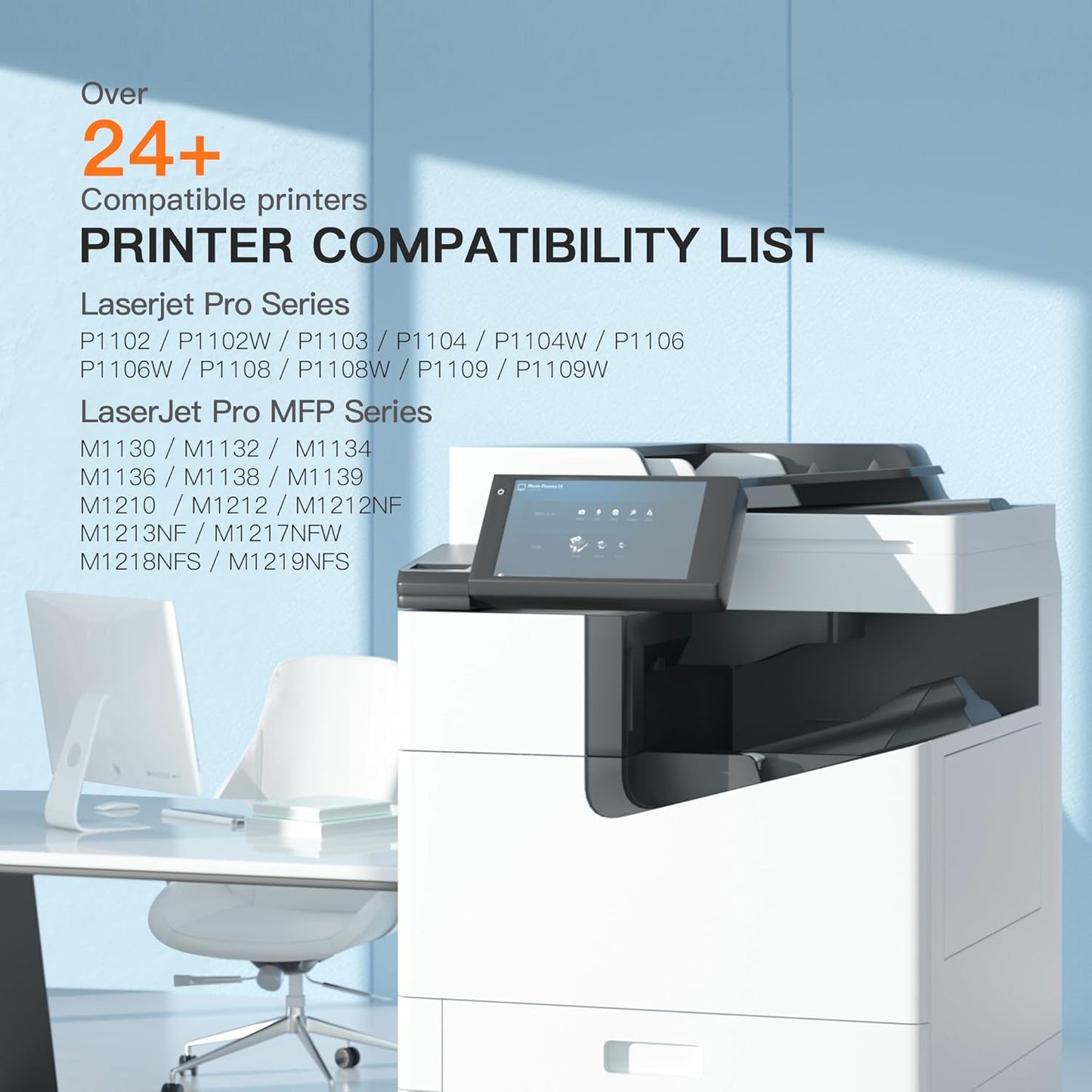 E-Z Ink 85A Black Compatible Toner Cartridge Replacement for HP 85A Black Toner Cartridge CE285A 85A CE285 Use for HP Laserjet p1102w P1102 P1109W M1217nfw M1212 M1212nf M1217 Pro Printer (2-Pack)