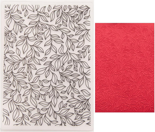 3-D Texture Leaves Embossing Folders for Card Making Embossing Template for Paper Crafting Scrapbooking Decoration