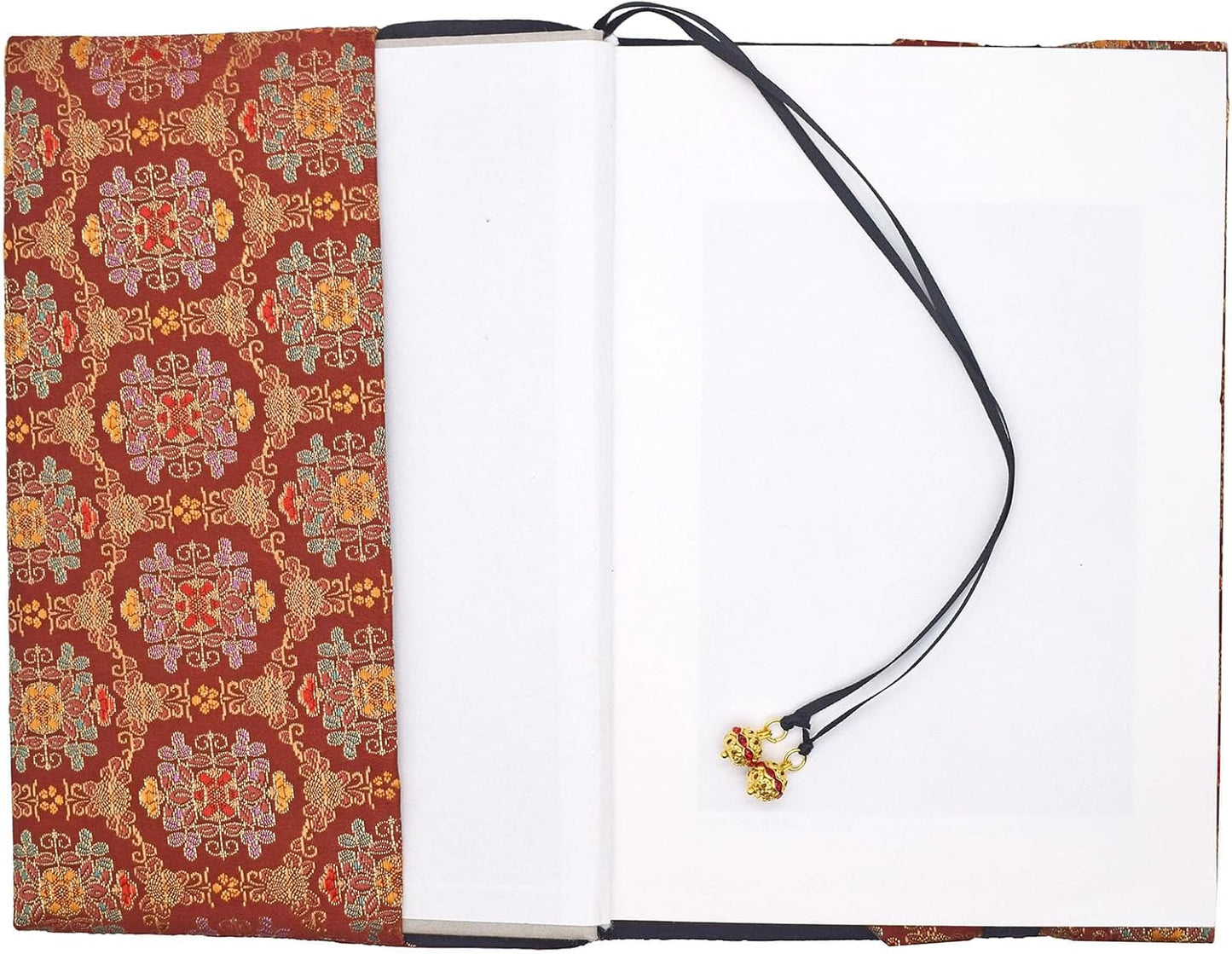 BLBMH Book Covers for Paperbacks Fit for 5.5x8.5 inch Adjustable Book Sleeve Cover for Women Over 15 Soft Cloth Protector for Novels Notebook - Flower Red 8.5in