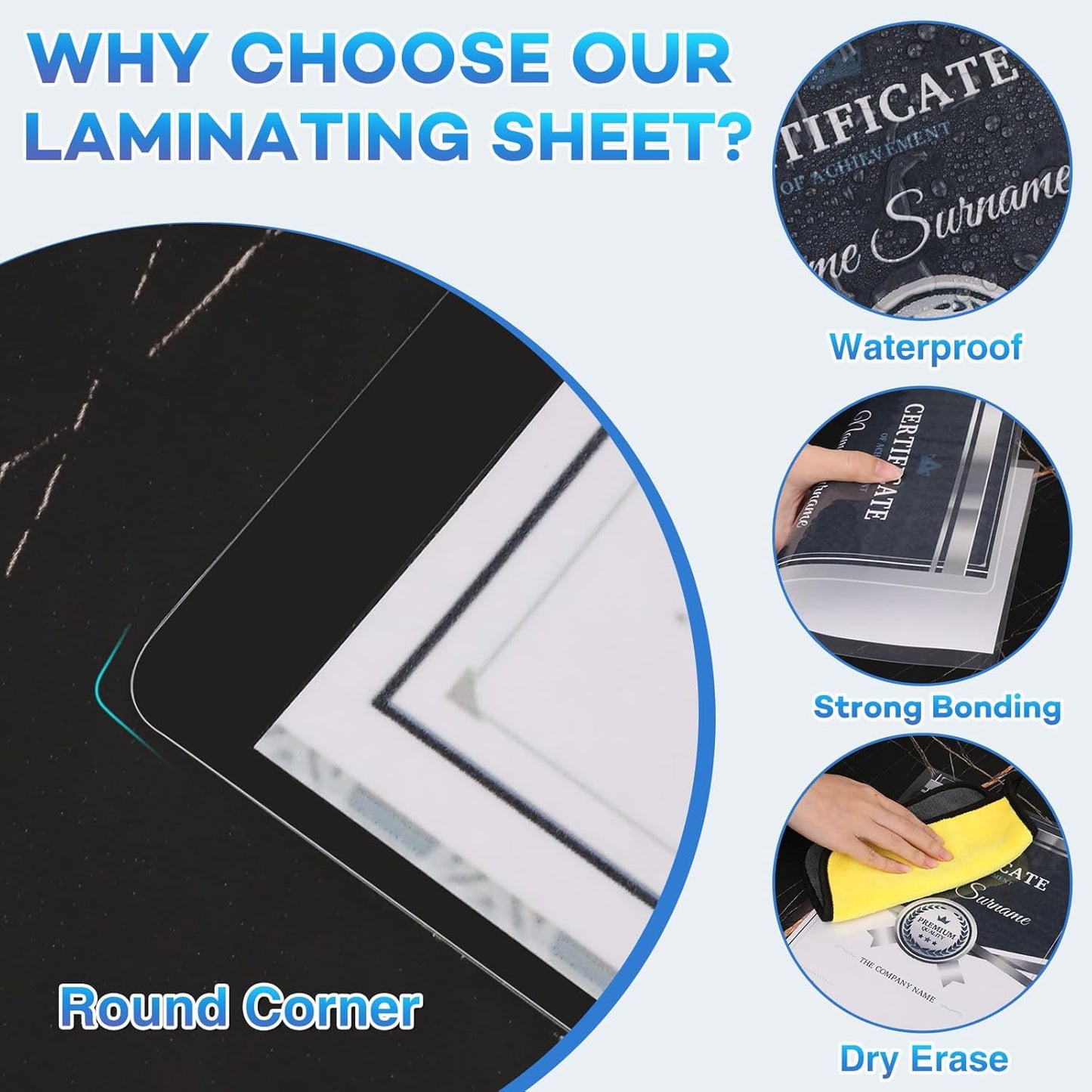 600 Pack Laminating Sheets, Holds 8.5 x 11 Inch Sheets, 3 mil, 8.9" x 11.4" Thermal Laminating Pouches Lamination Sheet Paper for Laminator, Clear, Letter Size, Office and School Supplies